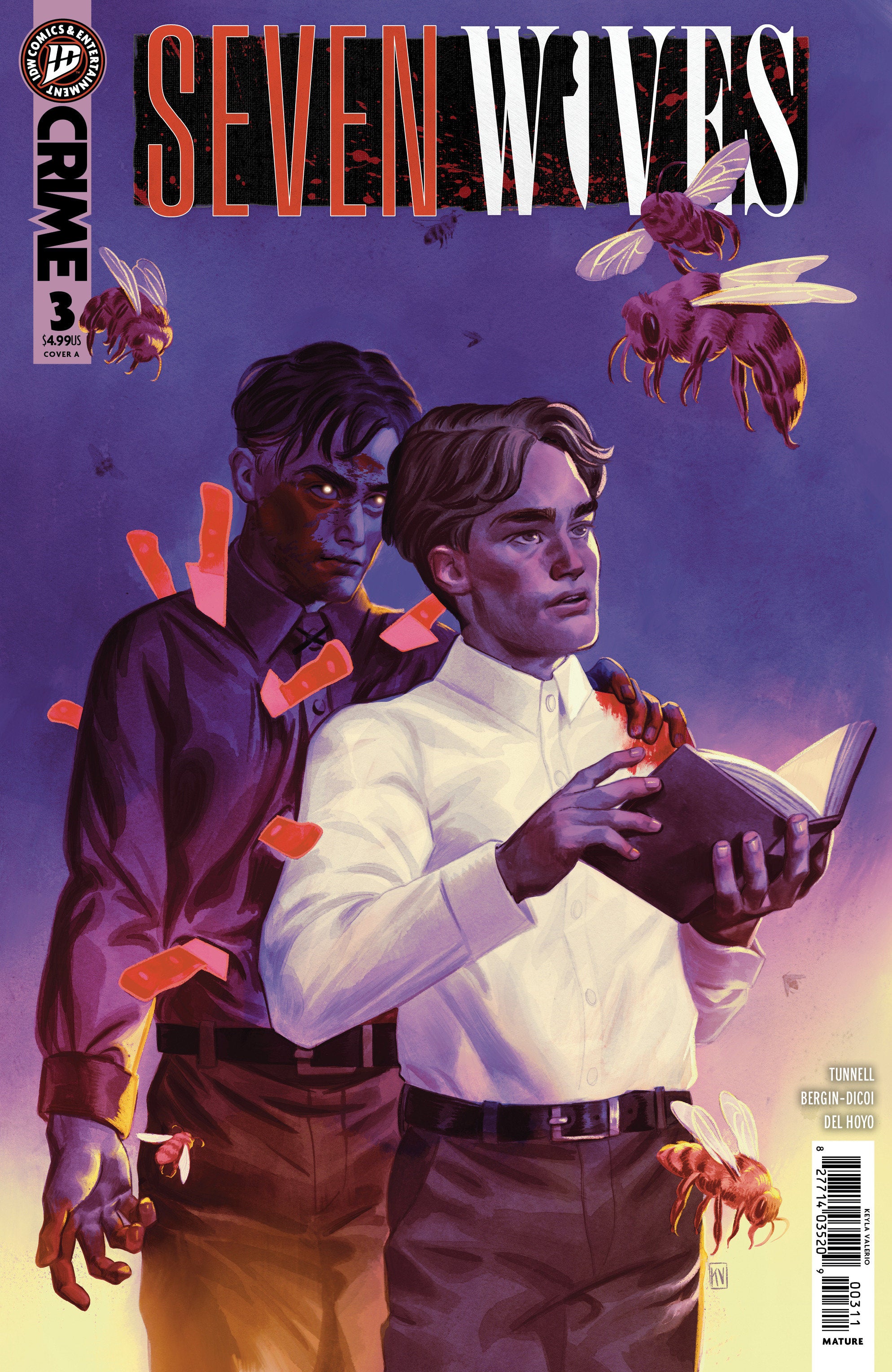 SEVEN WIVES #3 COVER A VALERIO