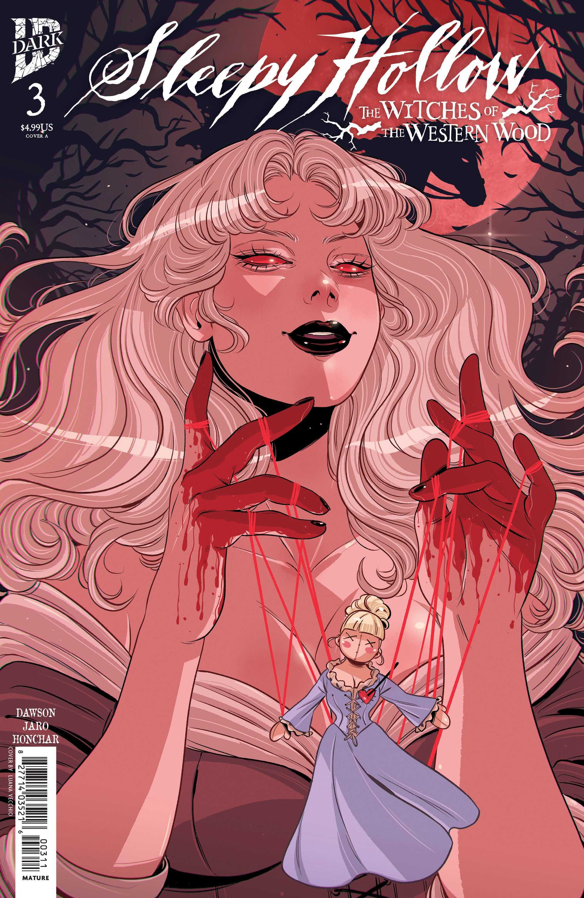 SLEEPY HOLLOW: THE WITCHES OF THE WESTERN WOOD #3 COVER A VECCHIO