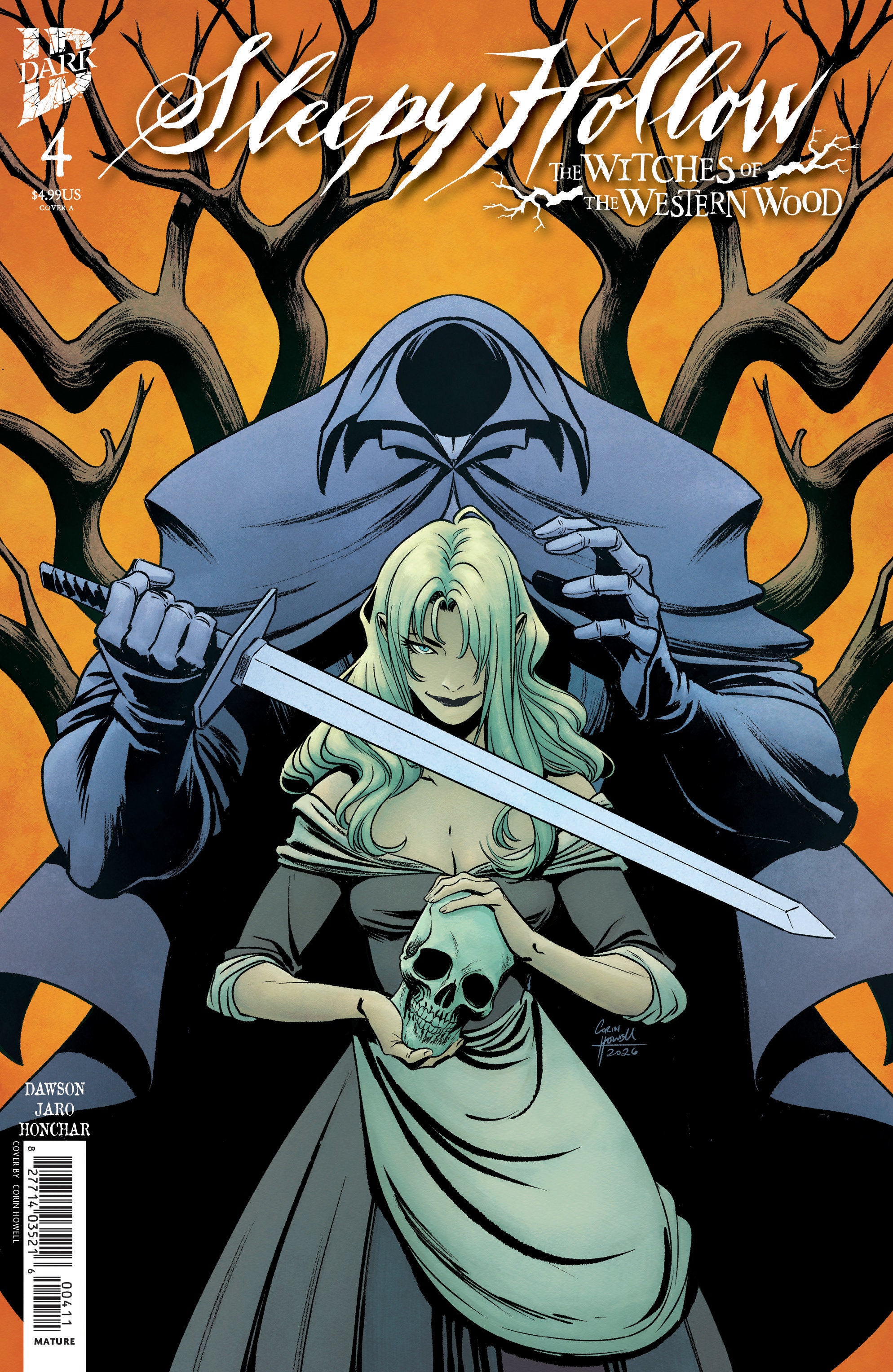 SLEEPY HOLLOW: THE WITCHES OF THE WESTERN WOOD #4 COVER A HOWELL