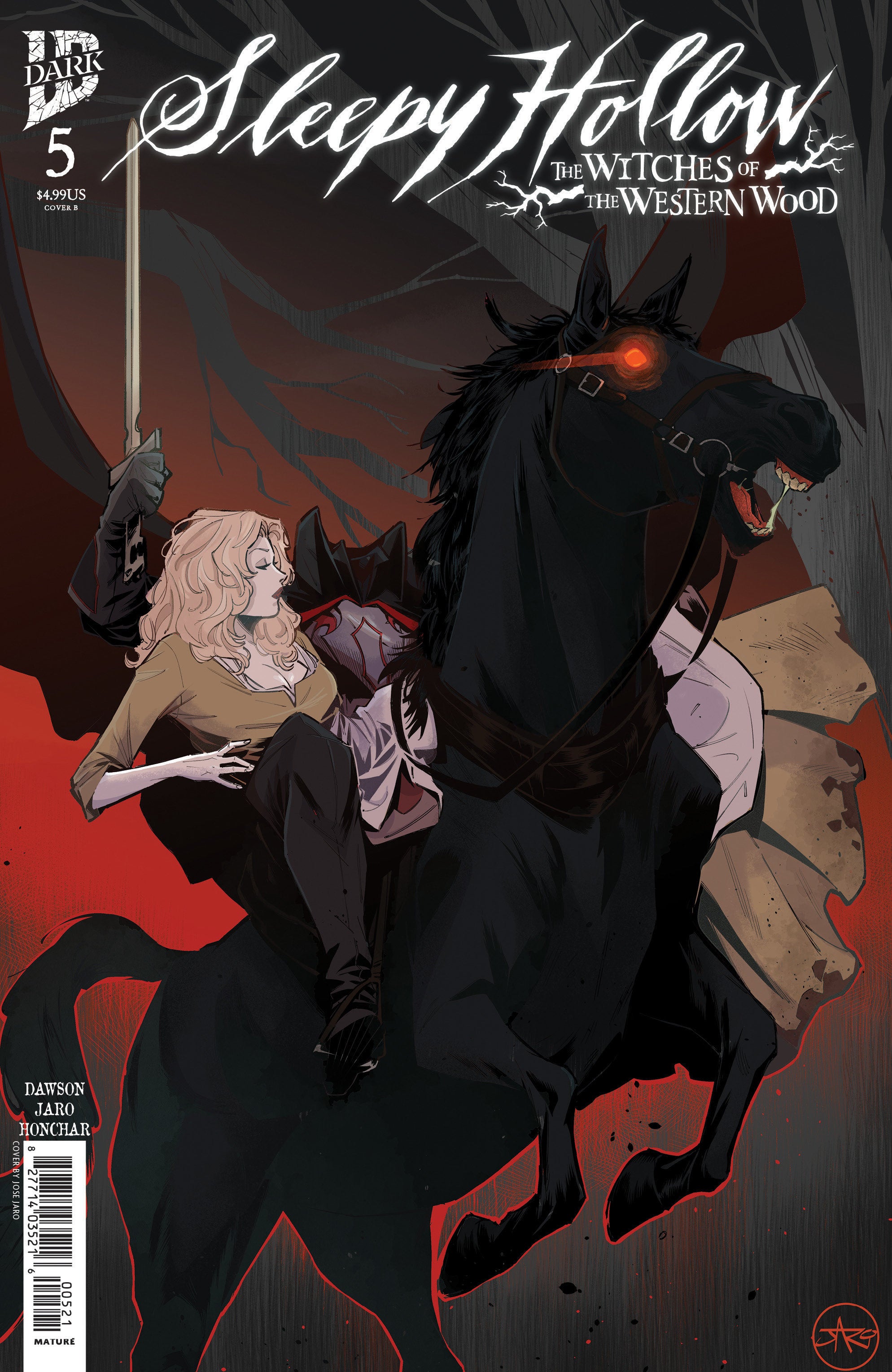 SLEEPY HOLLOW: THE WITCHES OF THE WESTERN WOOD #5 VARIANT B JARO