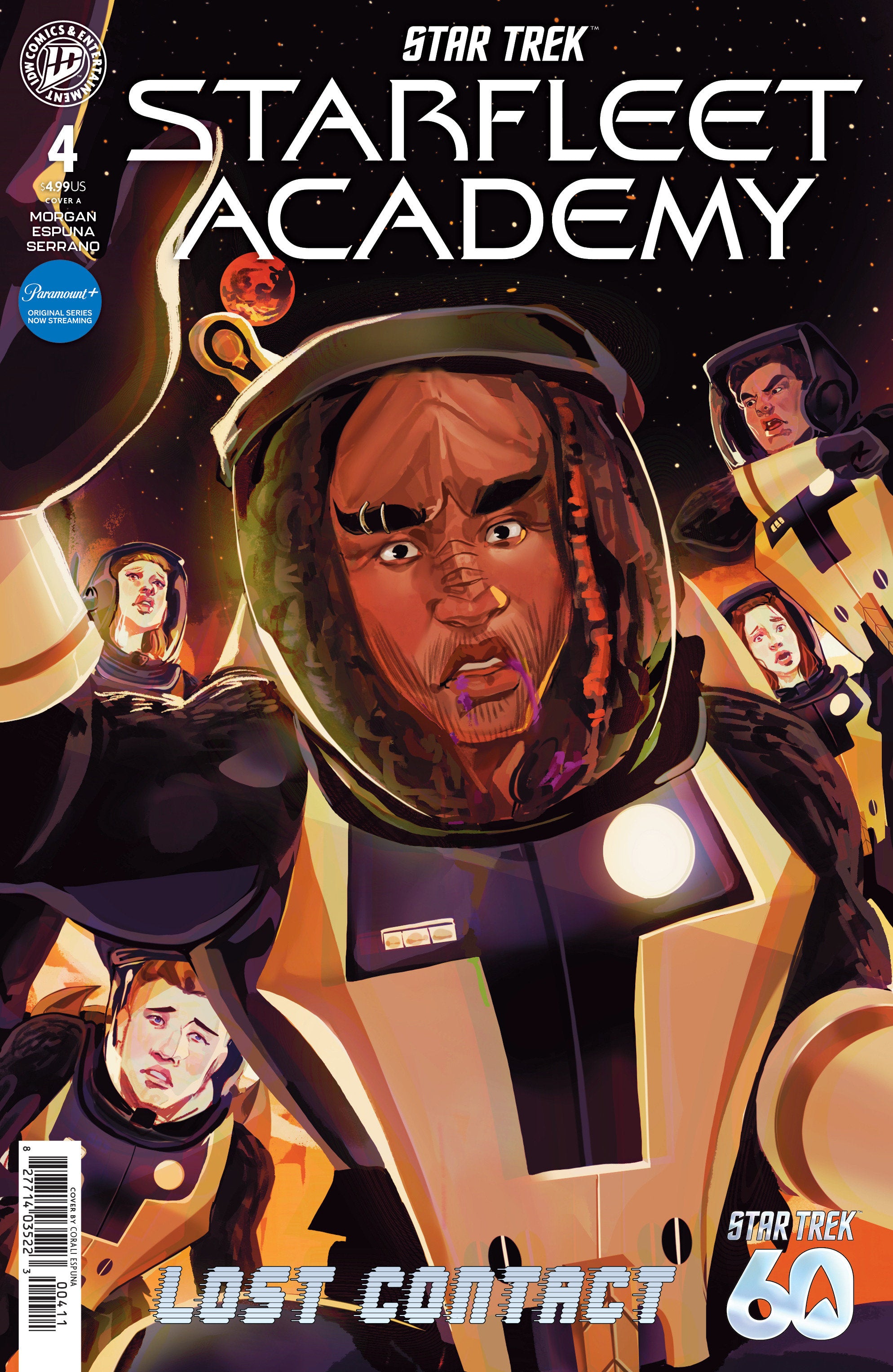STAR TREK: STARFLEET ACADEMY--LOST CONTACT #4 COVER A ESPUNA