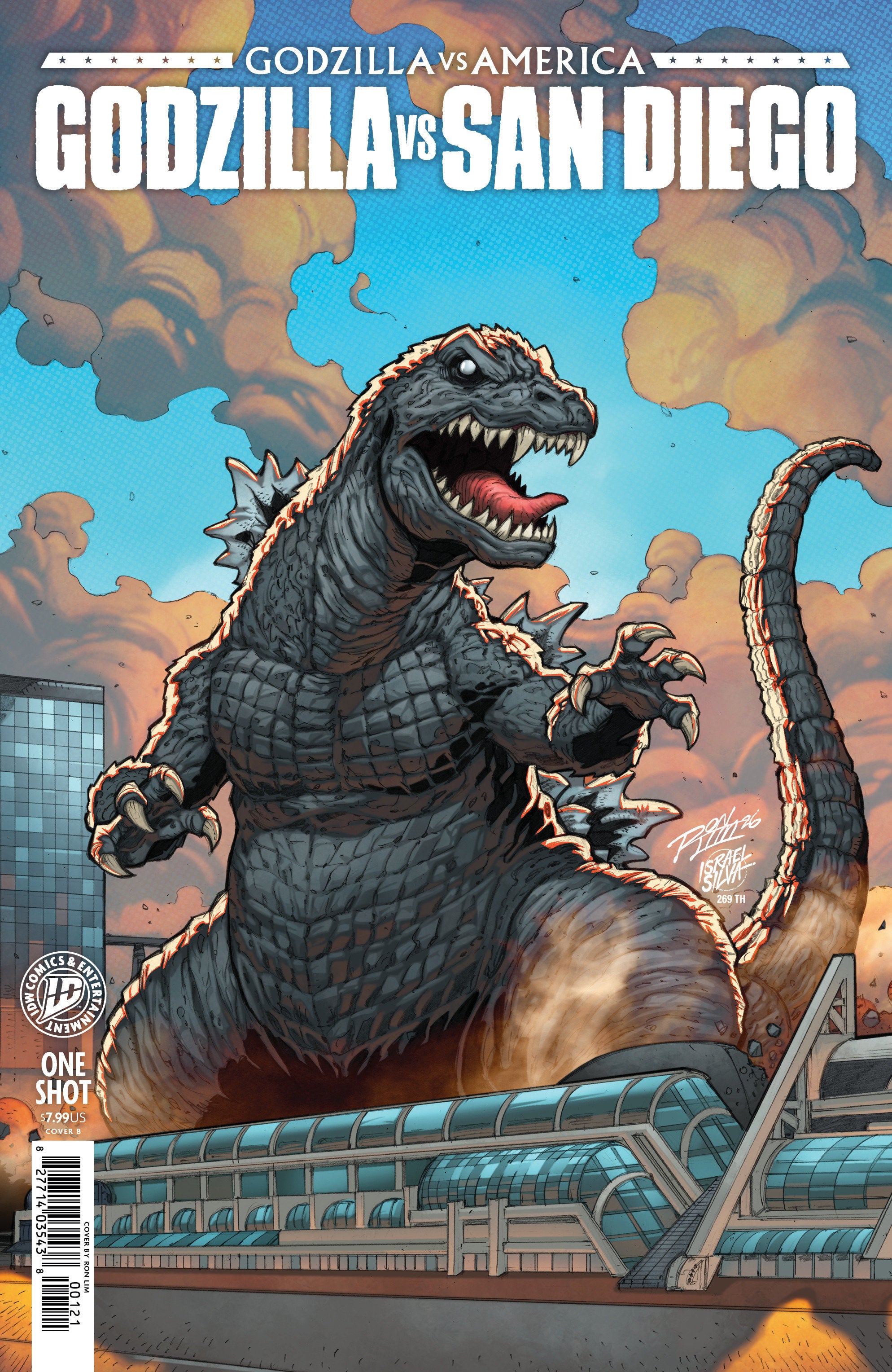 GODZILLA VS. AMERICA: SAN DIEGO VARIANT B LIM