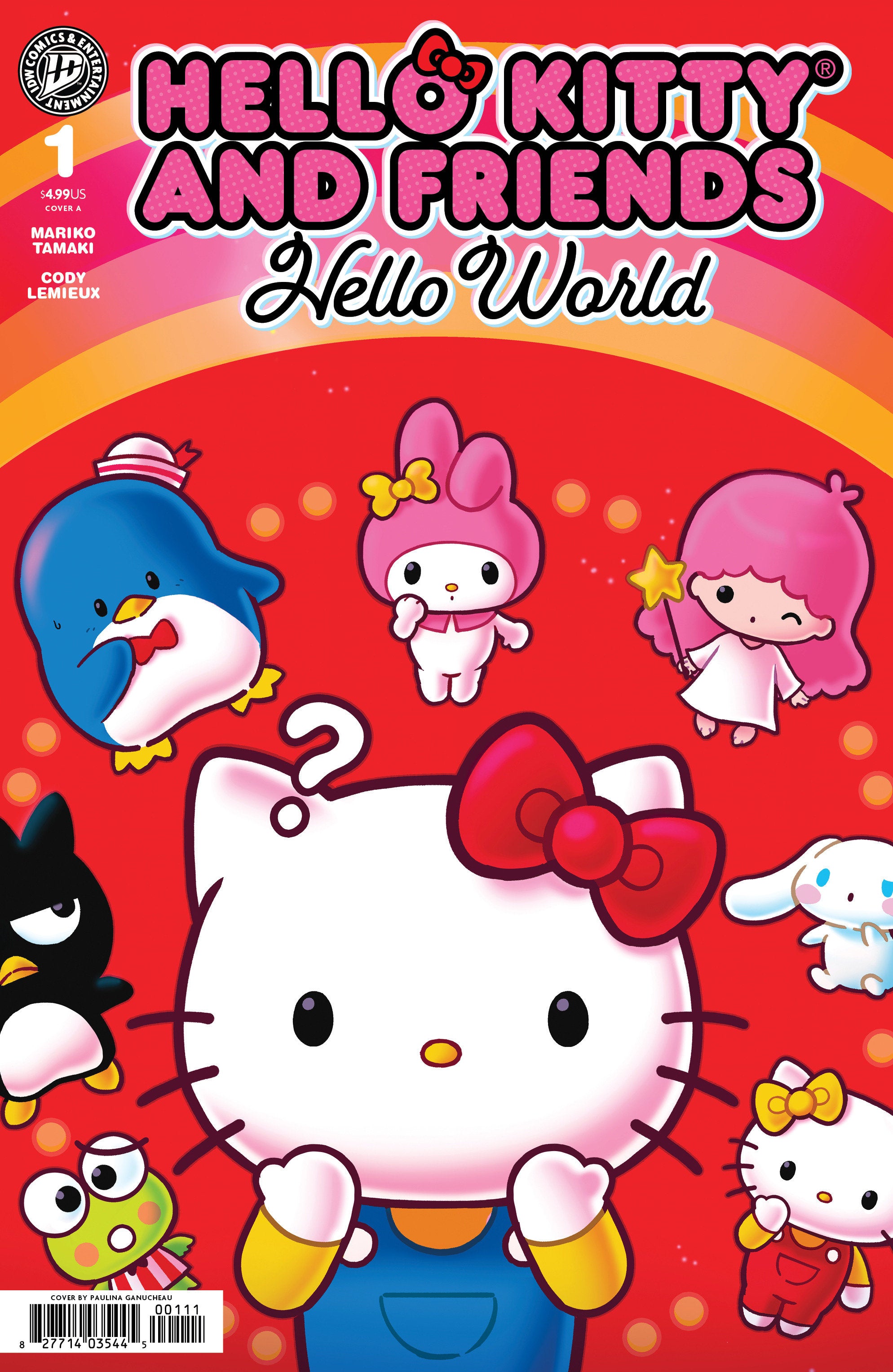 HELLO KITTY AND FRIENDS: HELLO WORLD! #1 COVER A GANUCHEAU