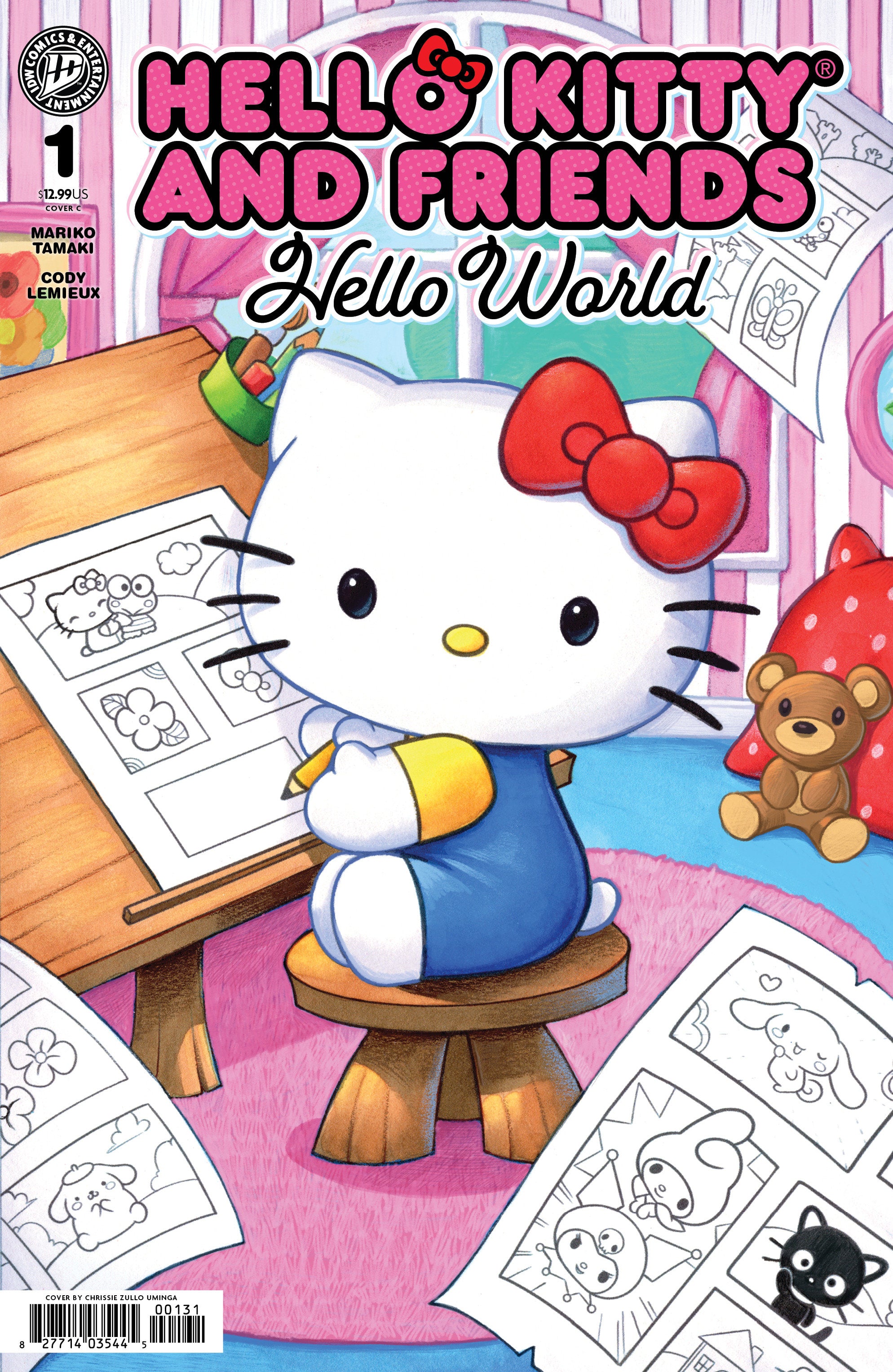 HELLO KITTY AND FRIENDS: HELLO WORLD! #1 VARIANT C FOIL ZULLO UMINGA