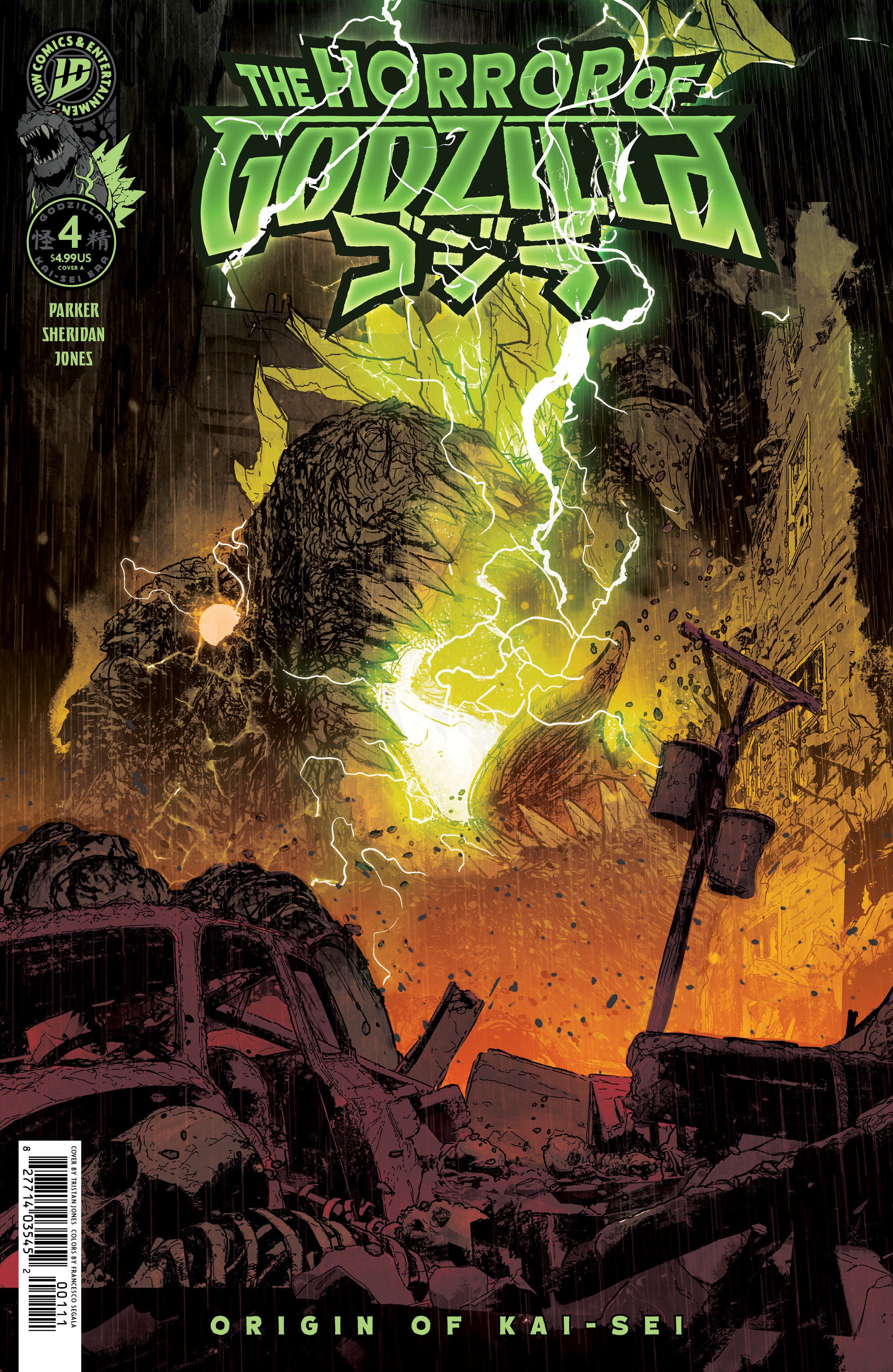 THE HORROR OF GODZILLA [KAI-SEI ERA] #4 COVER A (JONES)
