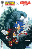 SONIC THE HEDGEHOG X GODZILLA #2 VARIANT B CATALAN