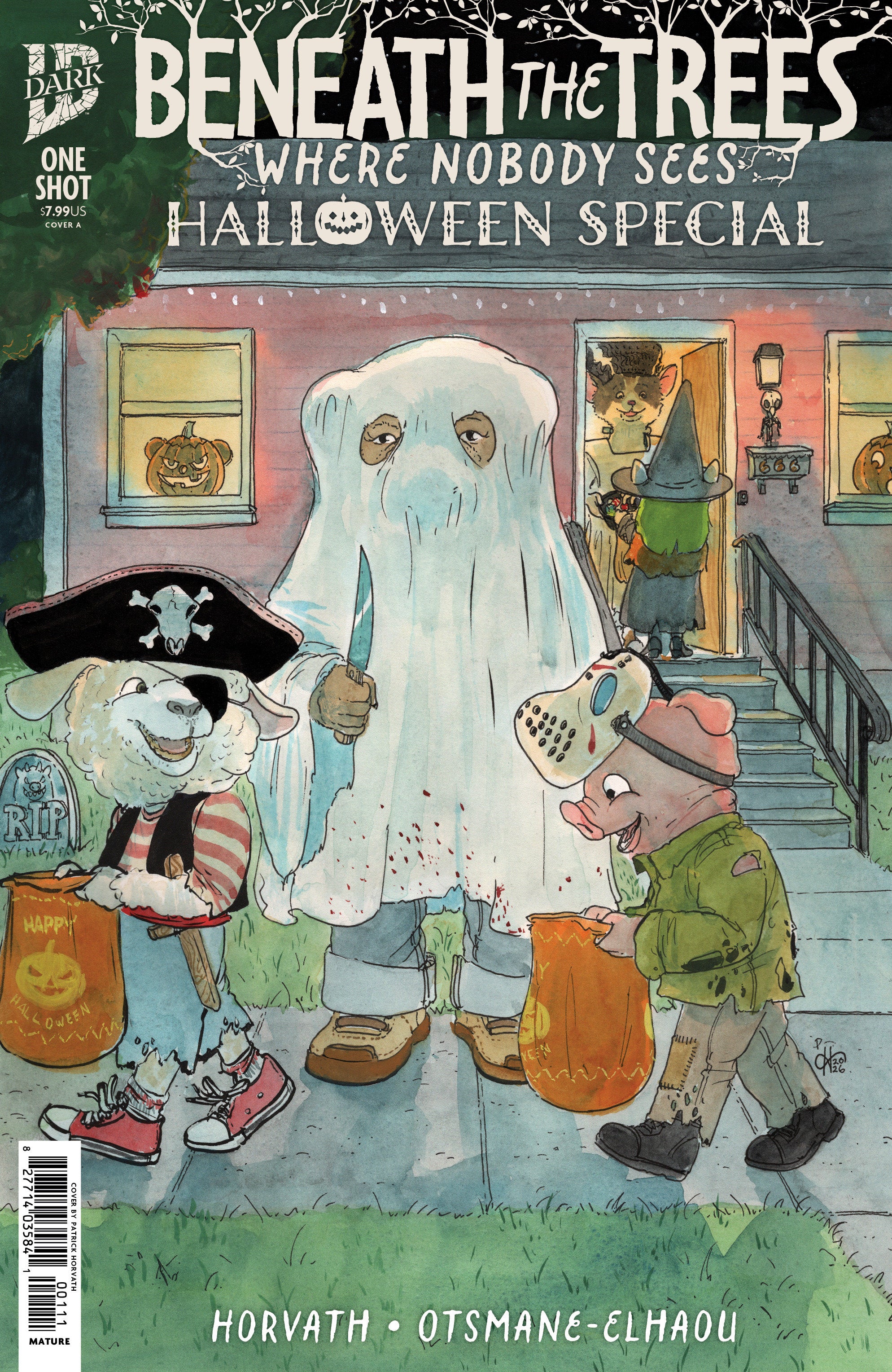 BENEATH THE TREES WHERE NOBODY SEES HALLOWEEN SPECIAL COVER A HORVATH