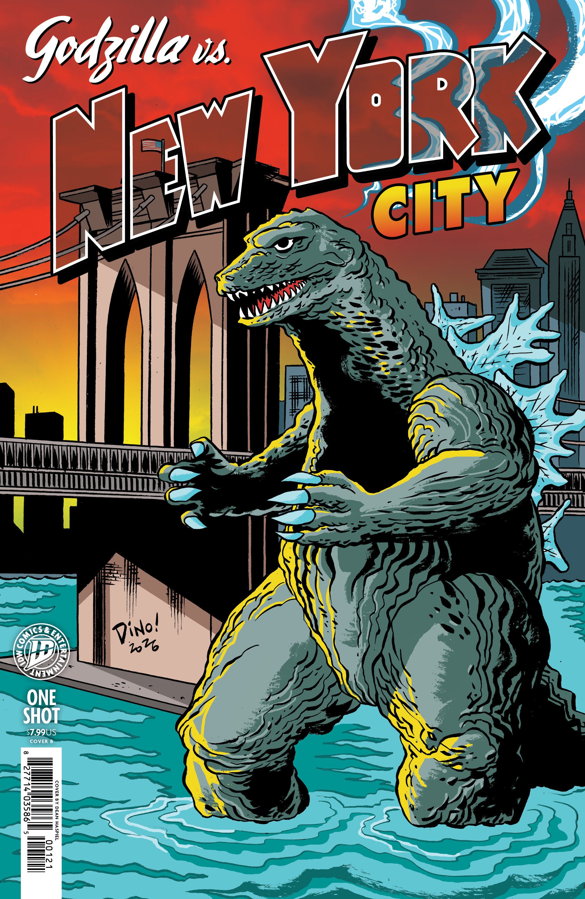 GODZILLA VS. AMERICA: NEW YORK CITY VARIANT B HASPEIL