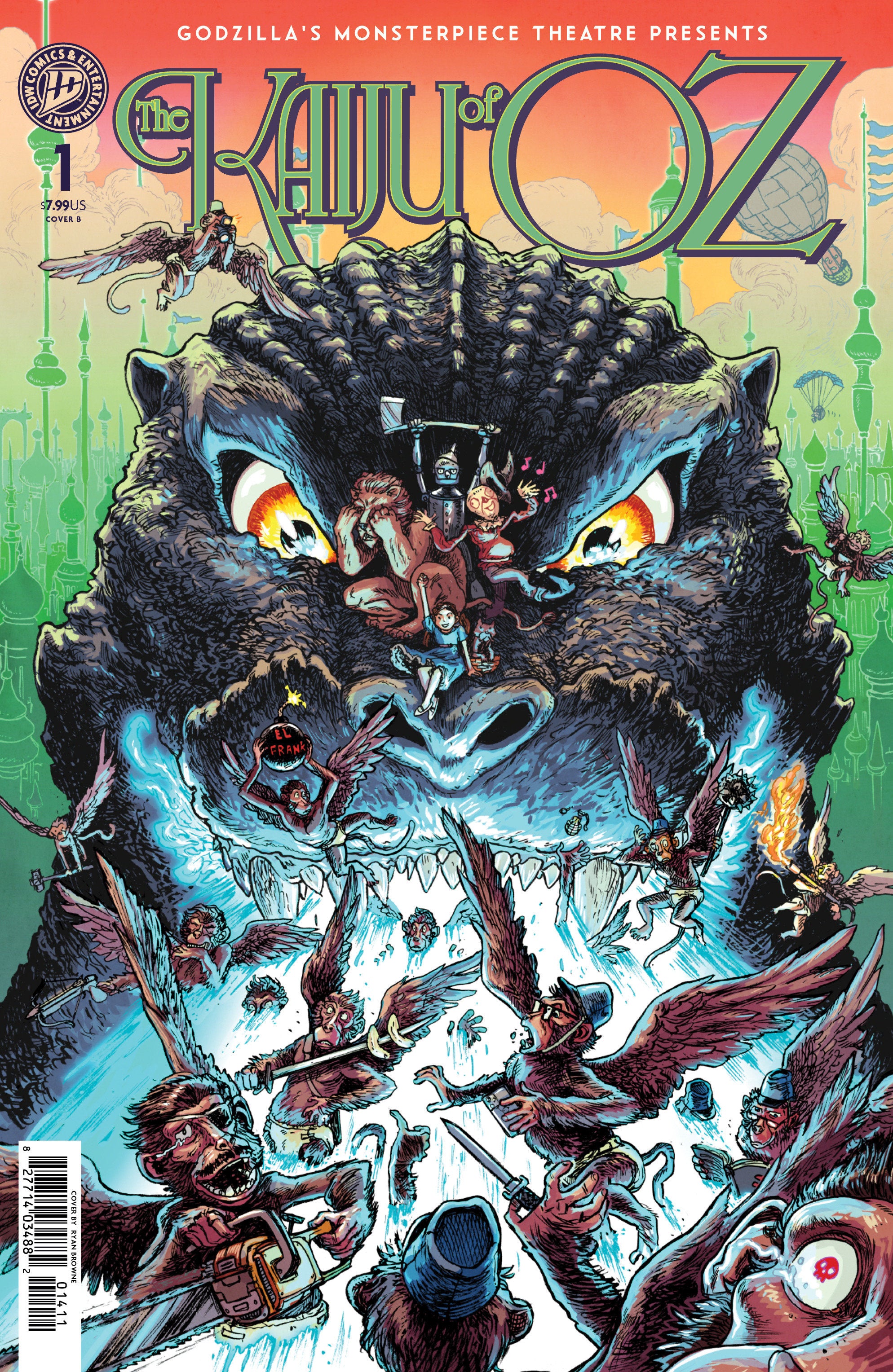 GODZILLA’S MONSTERPIECE THEATRE PRESENTS: THE KAIJU OF OZ VARIANT B BROWNE