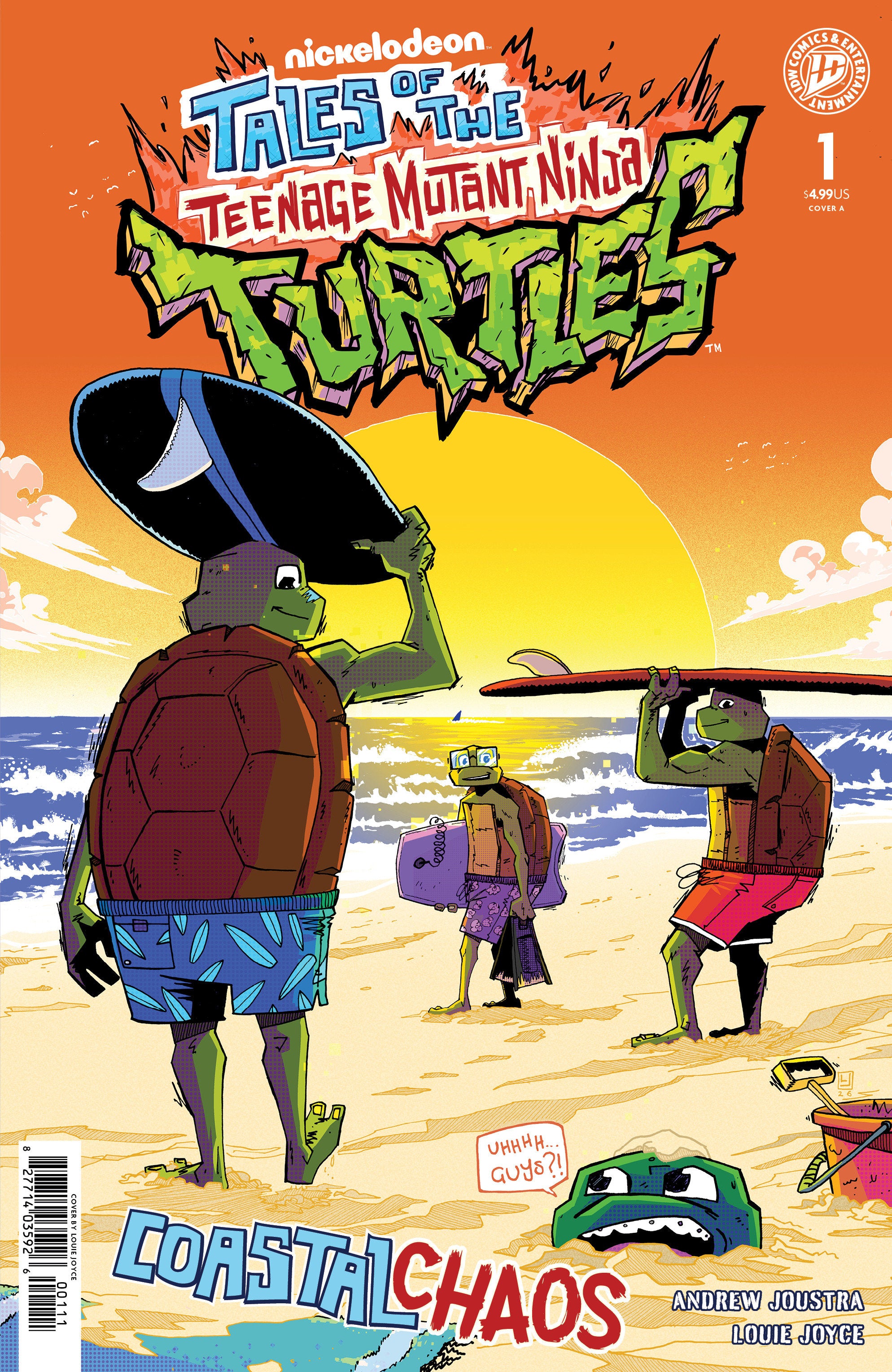 TALES OF THE TEENAGE MUTANT NINJA TURTLES: COASTAL CHAOS #1 COVER A JOYCE