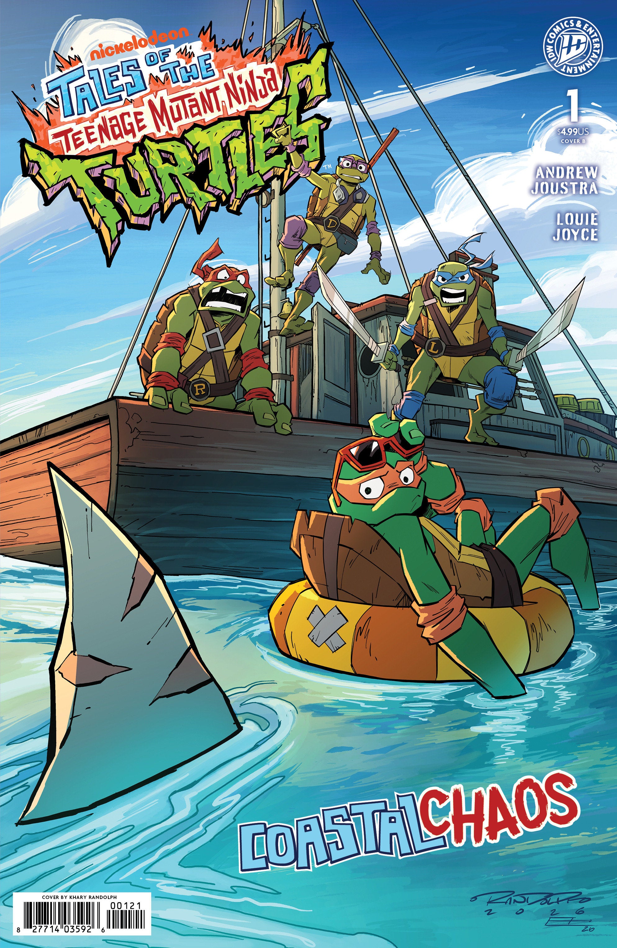 TALES OF THE TEENAGE MUTANT NINJA TURTLES: COASTAL CHAOS #1 VARIANT B RANDOLPH