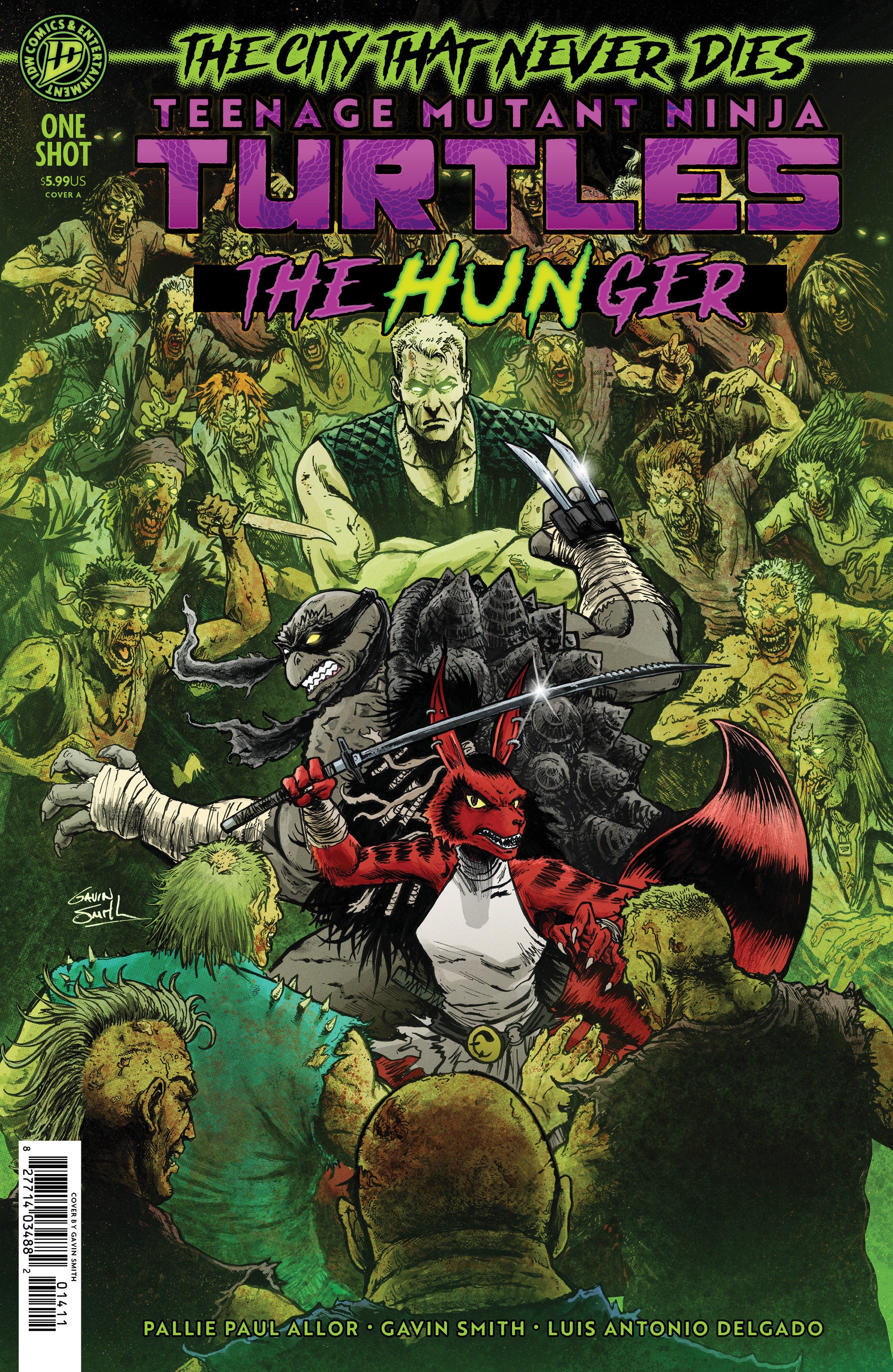 TEENAGE MUTANT NINJA TURTLES: THE HUNGER COVER A SMITH