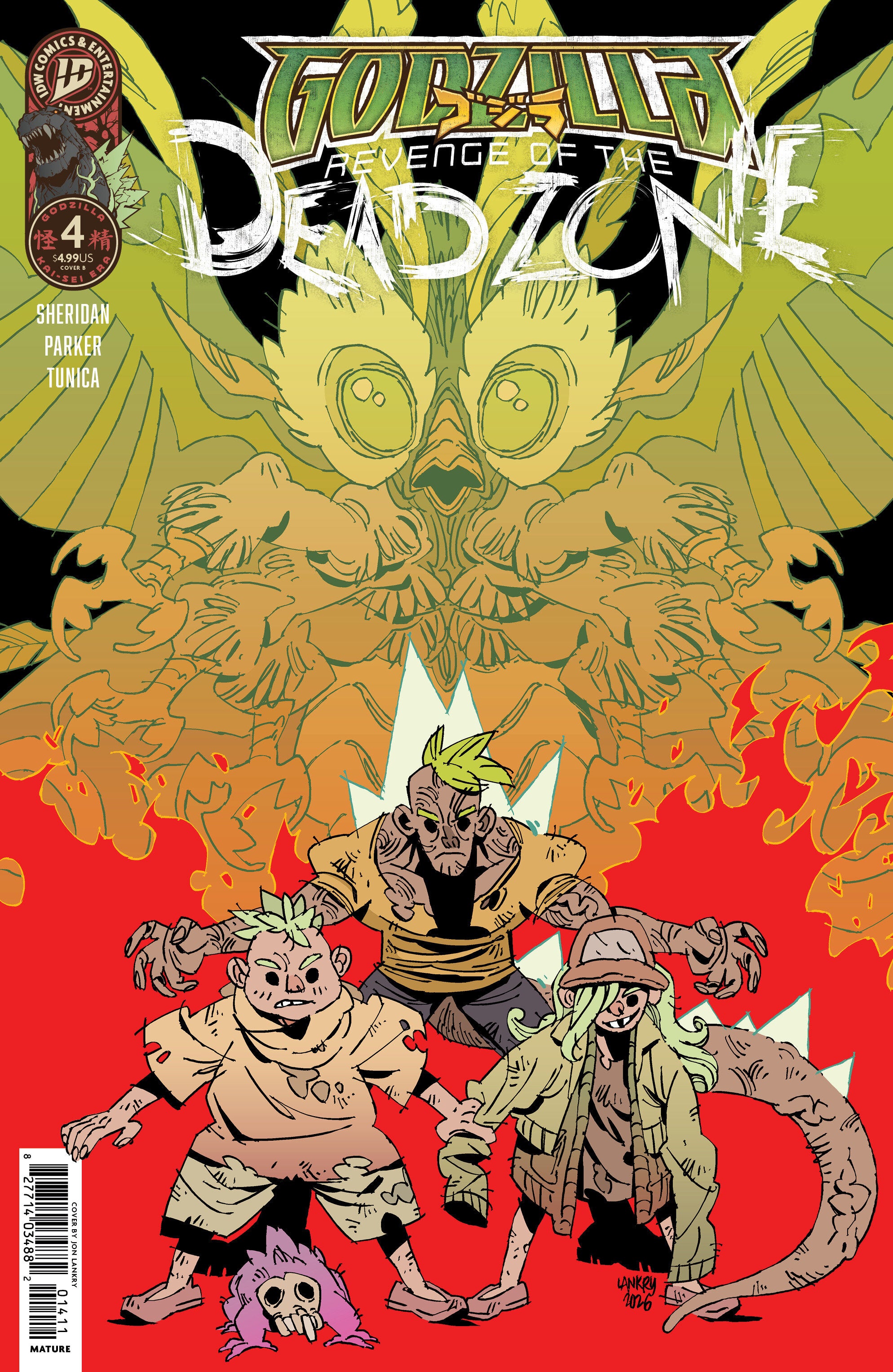 GODZILLA: REVENGE OF THE DEADZONE [KAI-SEI ERA] #4 VARIANT B (LANKRY)