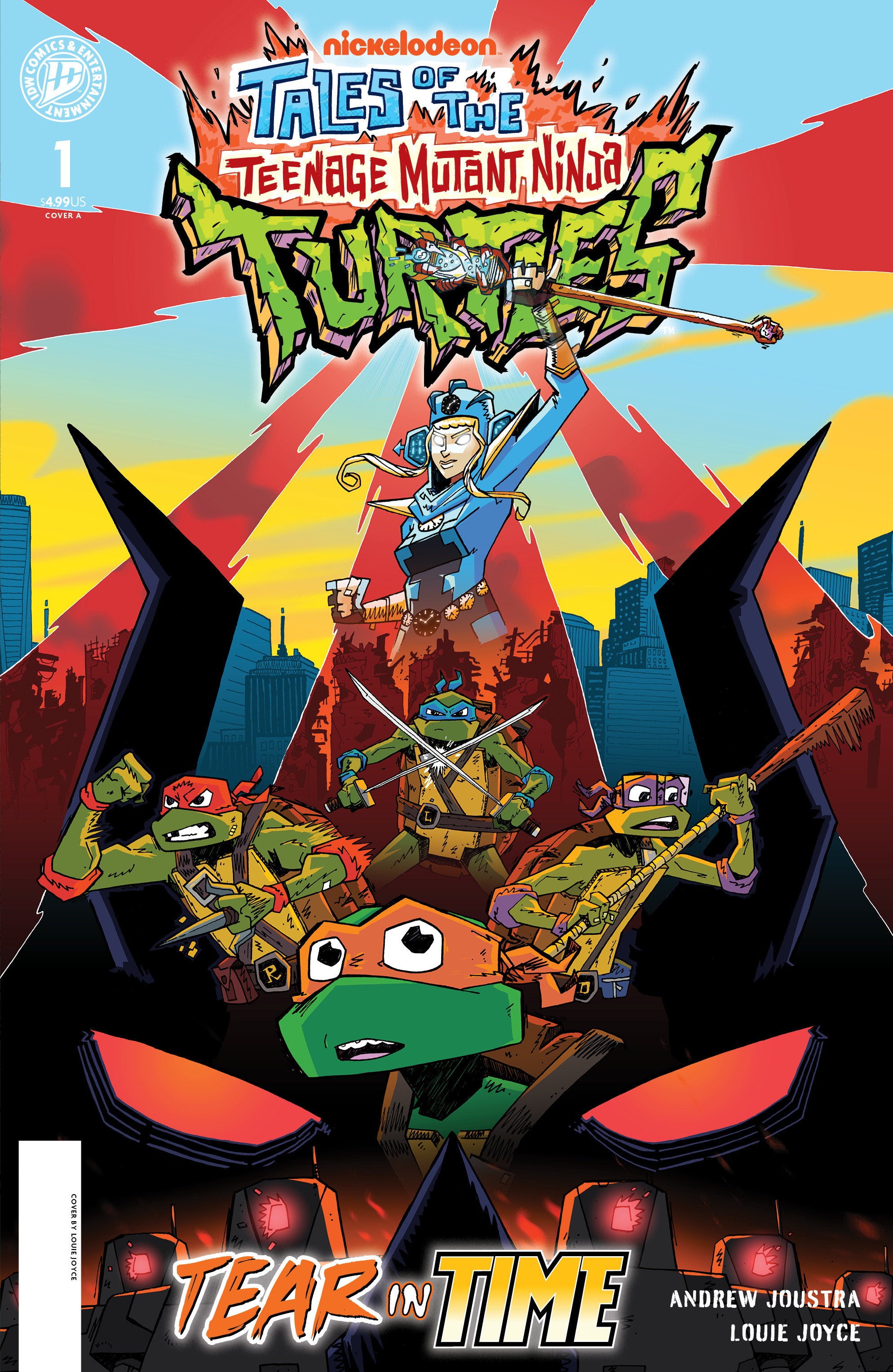 TALES OF THE TEENAGE MUTANT NINJA TURTLES: TEAR IN TIME #1 COVER A (JOYCE)