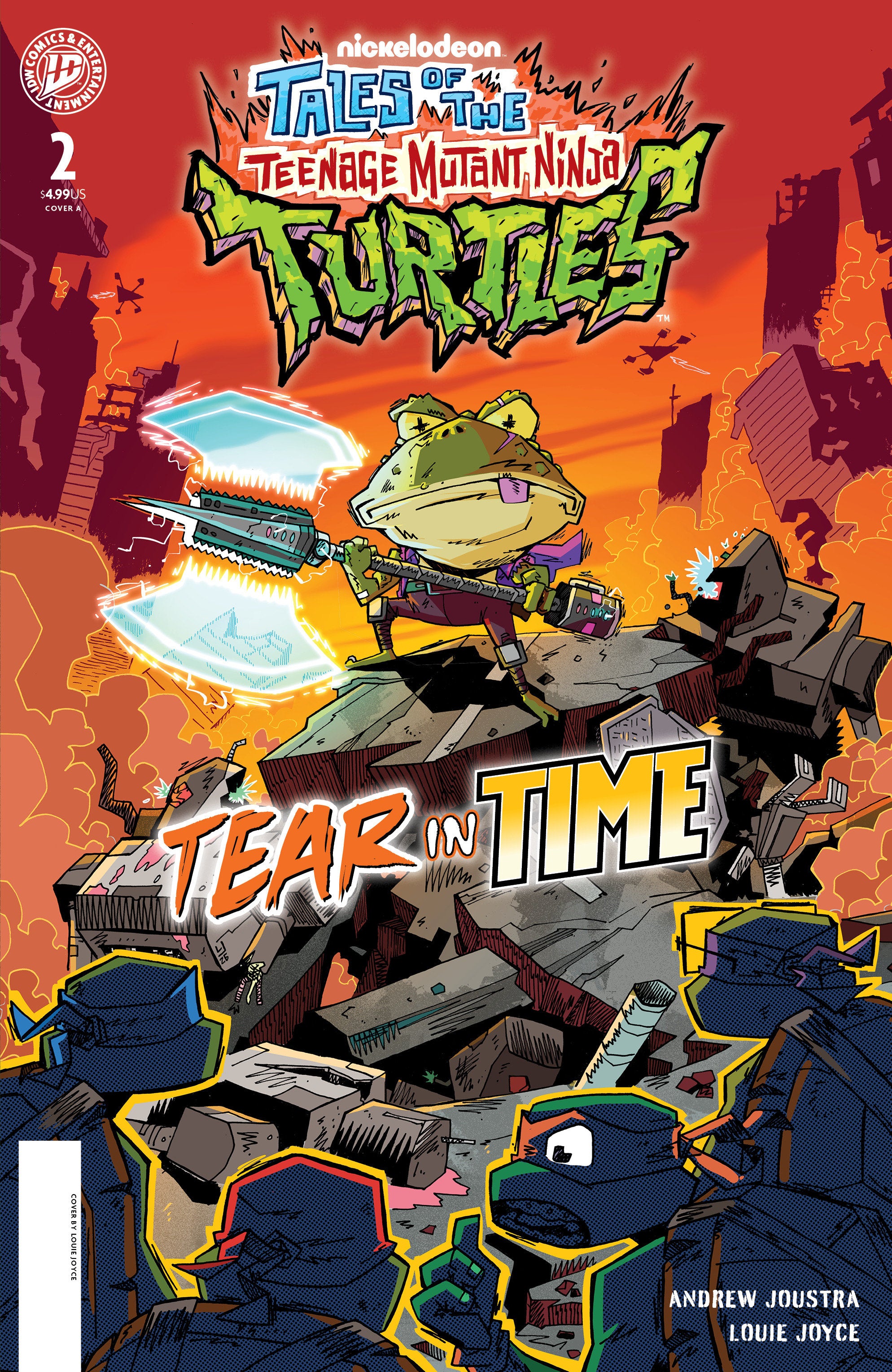 TALES OF THE TEENAGE MUTANT NINJA TURTLES: TEAR IN TIME #2 COVER A (JOYCE)