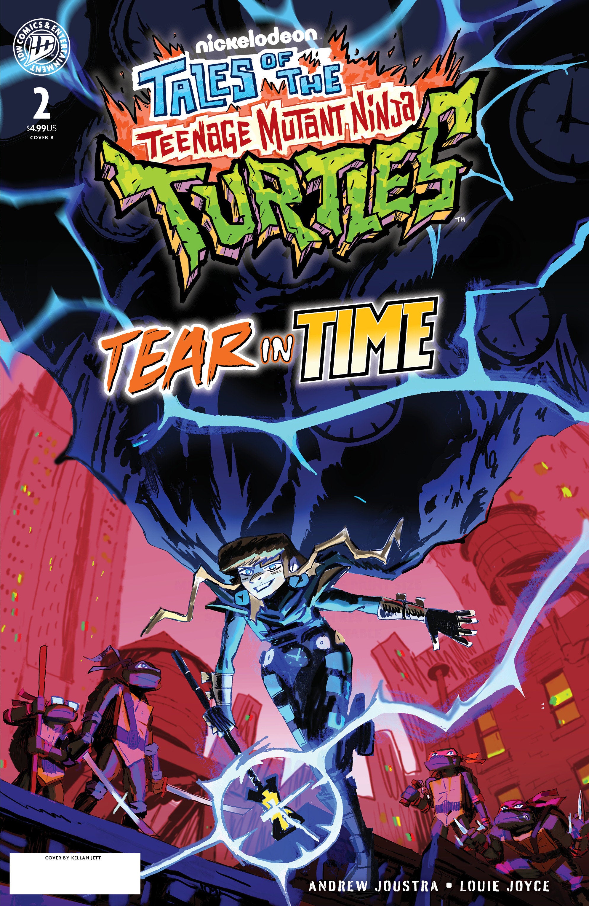 TALES OF THE TEENAGE MUTANT NINJA TURTLES: TEAR IN TIME #2 VARIANT B (JETT)