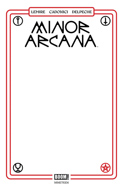 MINOR ARCANA #19 C BLANK SKETCH VARIANT