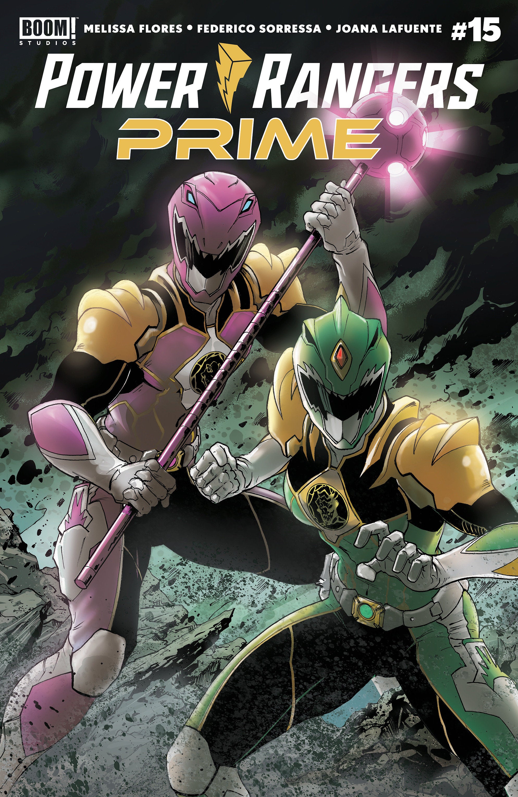 POWER RANGERS PRIME #15 COVER A GRIFFITH