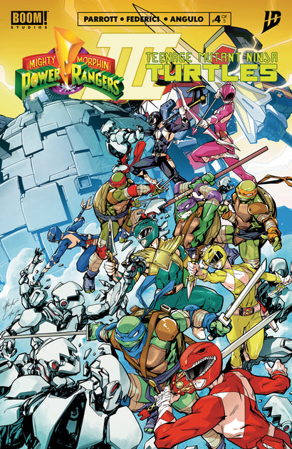 MIGHTY MORPHIN POWER RANGERS/TEENAGE MUTANT NINJA TURTLES III #4 COVER B PRASETYA VARIANT