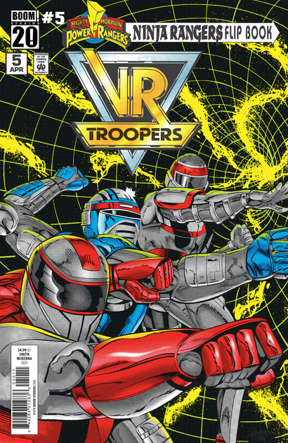 VR TROOPERS/POWER RANGERS FLIPBOOK FACSIMILE EDITION #5 COVER A MAIN SMITH & MCKENNA