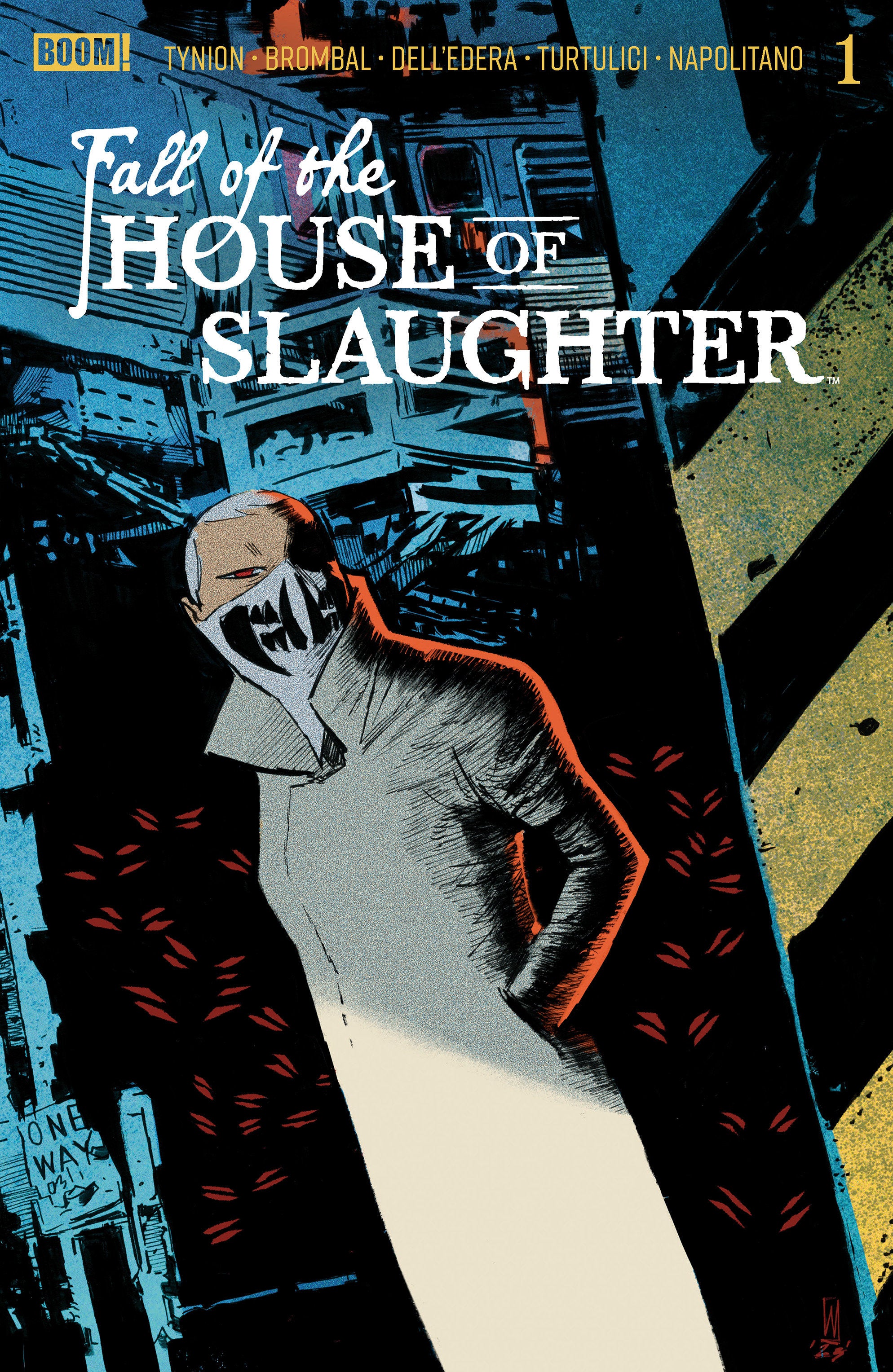 FALL OF THE HOUSE OF SLAUGHTER #1 COVER B MAIN DELL'EDERA VARIANT