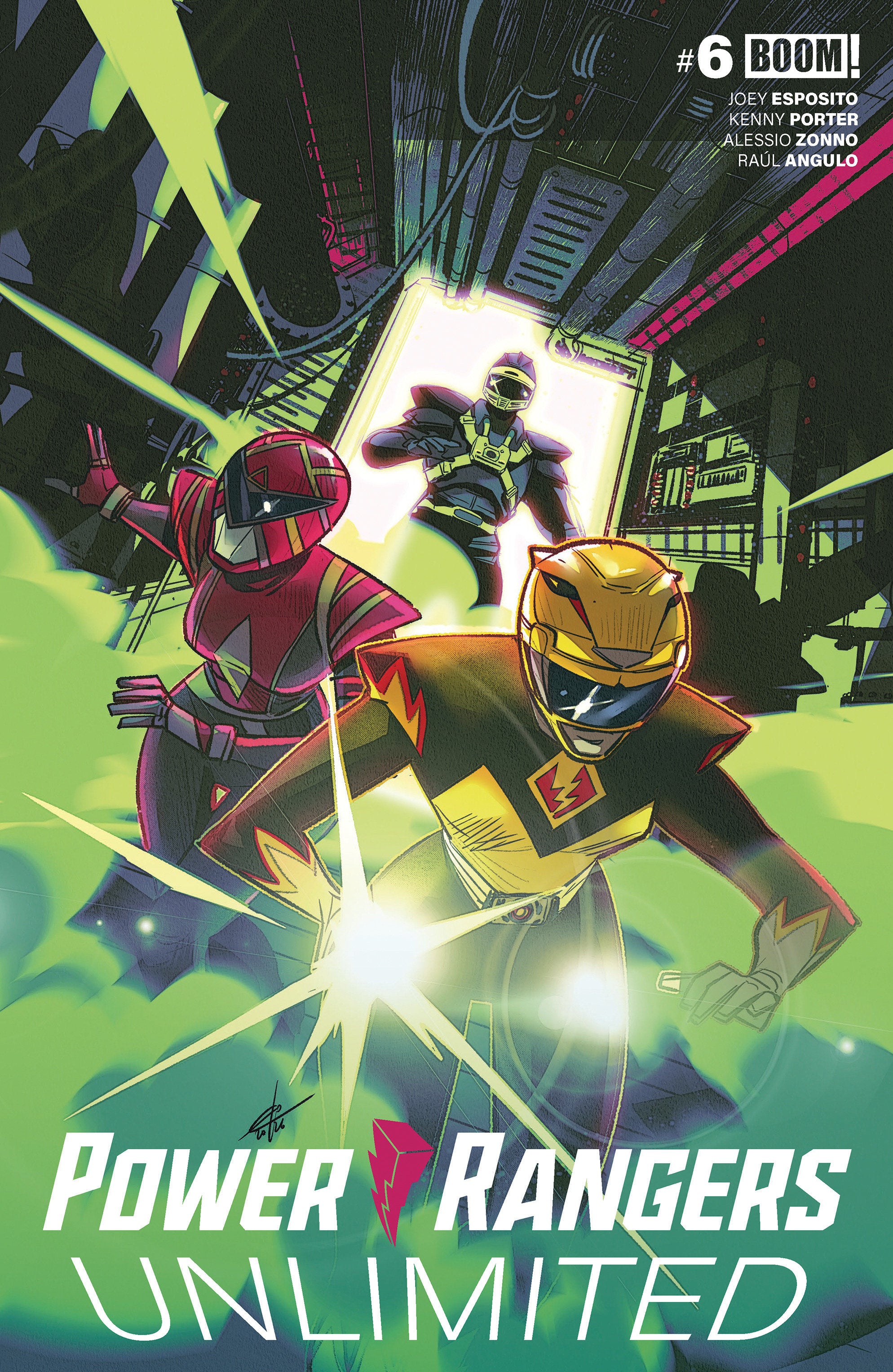 POWER RANGERS UNLIMITED #6 B VARIANT (DRESSED, CARLINI)