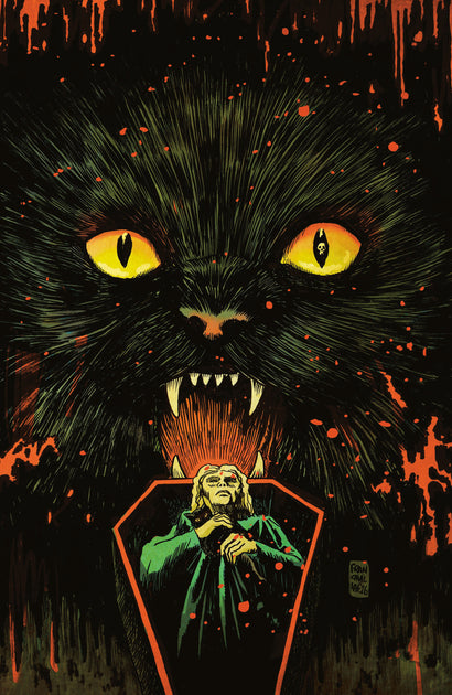 STUFF OF NIGHTMARES: THE CAT IN THE COFFIN #1 D GLOW IN THE DARK VIRGIN FRANCAVILLA