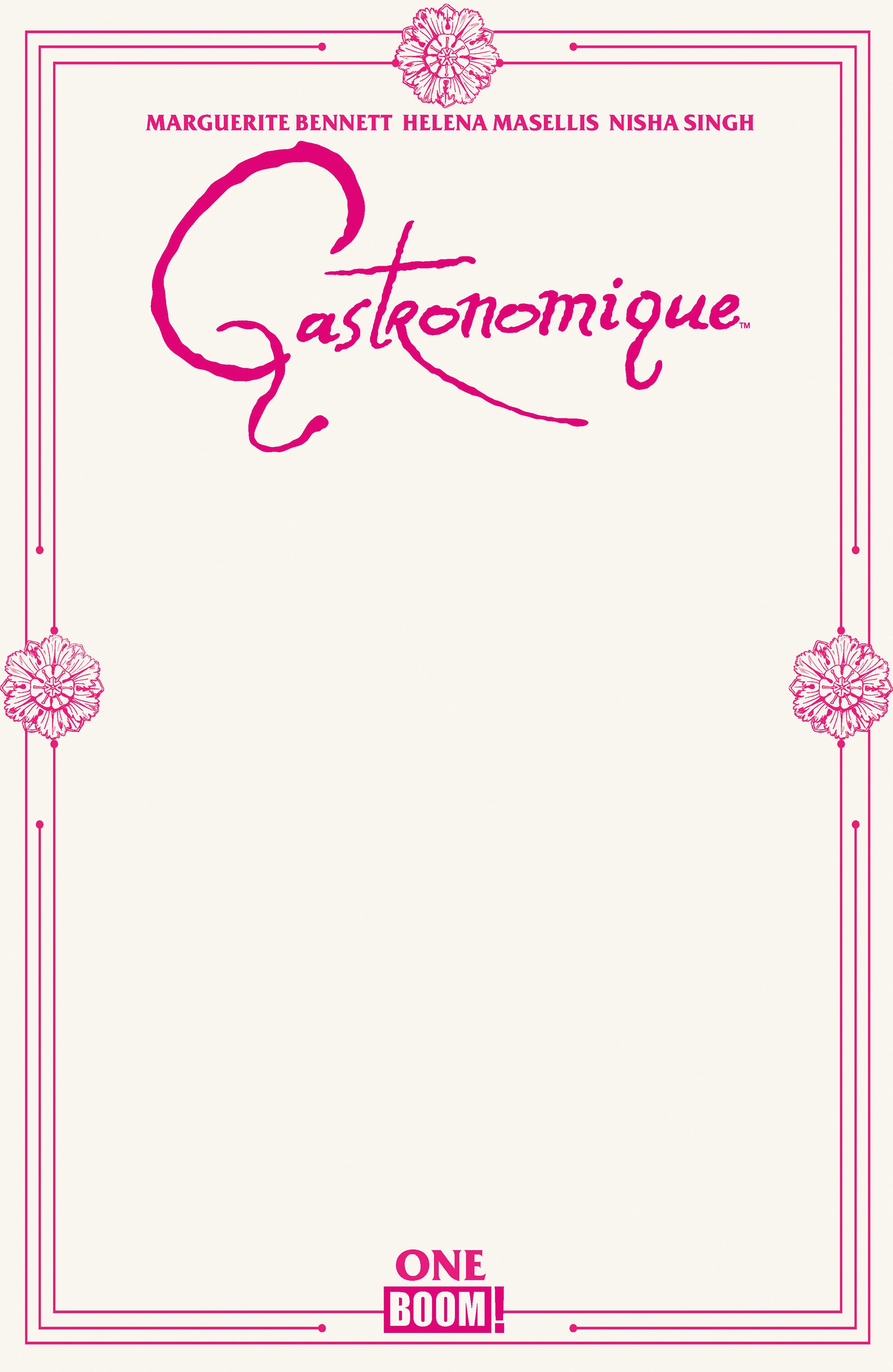 GASTRONOMIQUE #1 D BLANK SKETCH