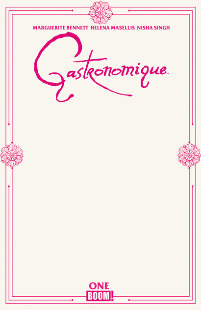GASTRONOMIQUE #1 D BLANK SKETCH