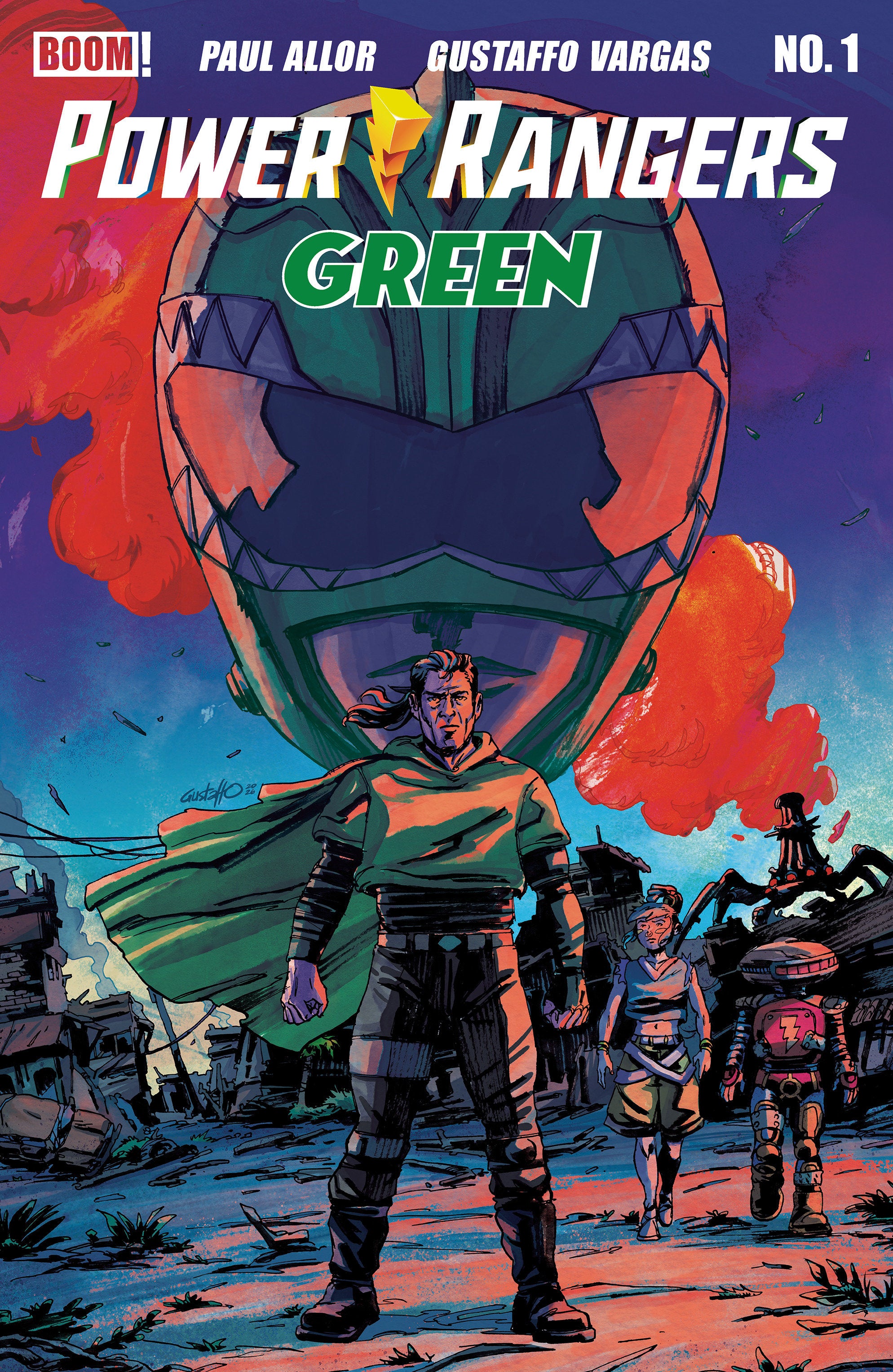 POWER RANGERS GREEN #1 B VARGAS