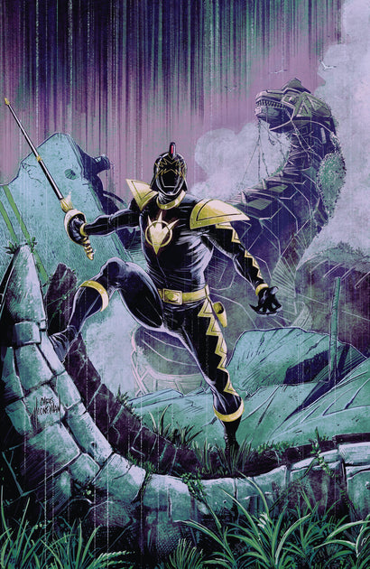 POWER RANGERS GREEN #1 C TOMMY OLIVER CARD STOCK CONNECTING MOONEYHAM