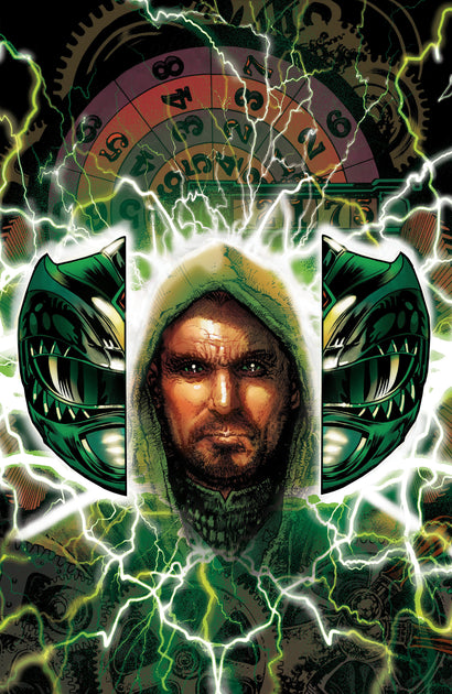 POWER RANGERS GREEN #1 F FOIL VIRGIN FOIL HARRIS