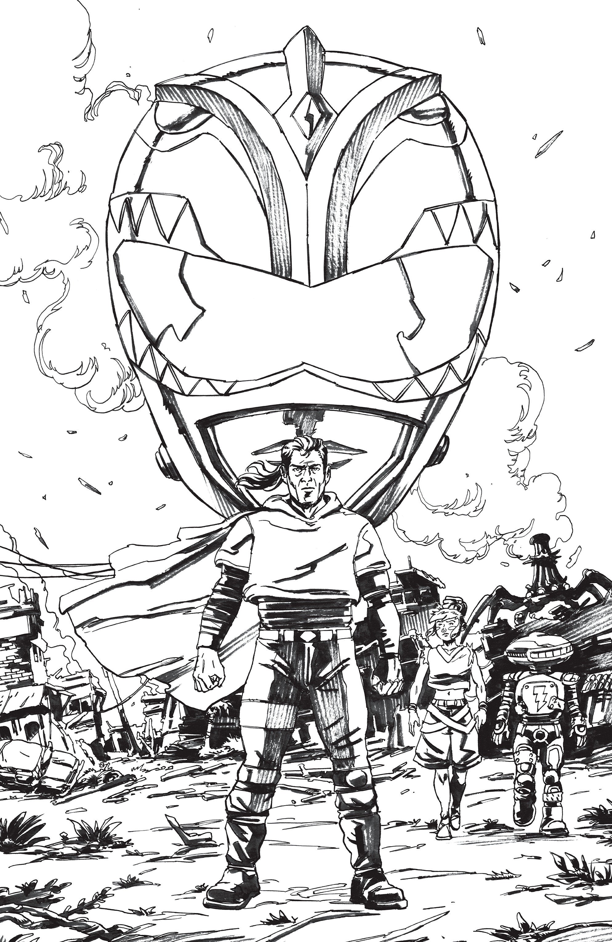 POWER RANGERS GREEN #1 N UNLIMITED VIRGIN VARGAS
