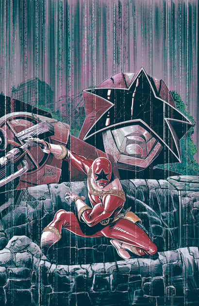 POWER RANGERS GREEN #3 C TOMMY OLIVER CARD STOCK CONNECTING VARIANT (FULL ART, MOONEYHAM)