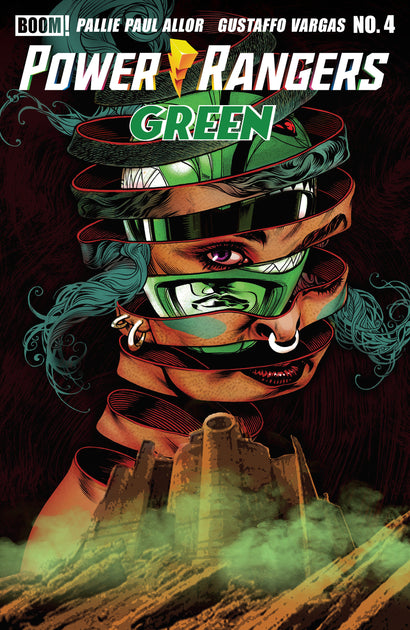 POWER RANGERS GREEN #4 A MAIN (DRESSED, HARRIS)
