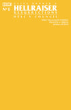 HELLRAISER: RESURRECTIONS - HELL'S COUNCIL #1 C YELLOW BLANK SKETCH