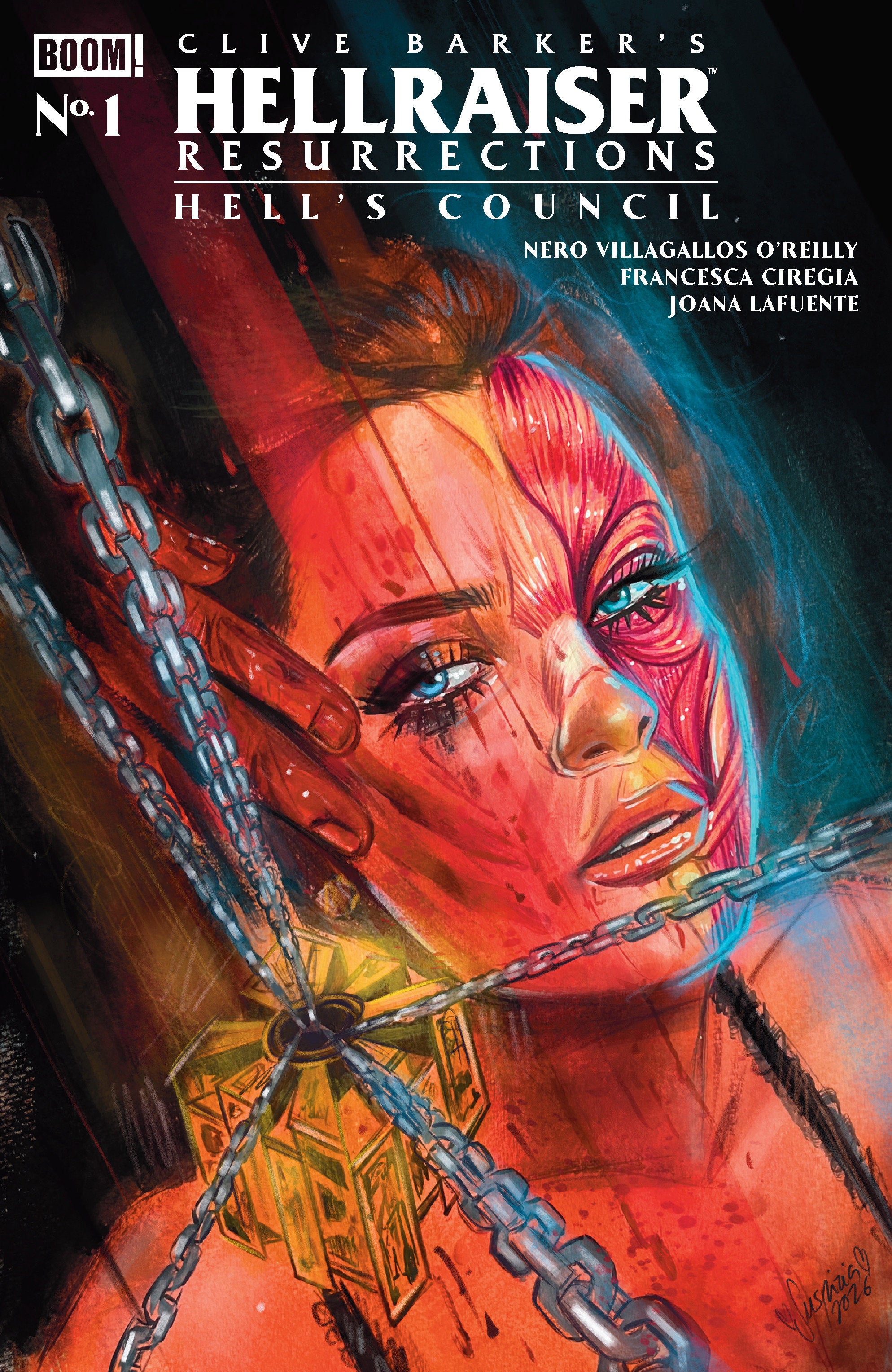 HELLRAISER: RESURRECTIONS - HELL'S COUNCIL #1 G FOC REVEAL VARIANT (DRESSED, TBA)