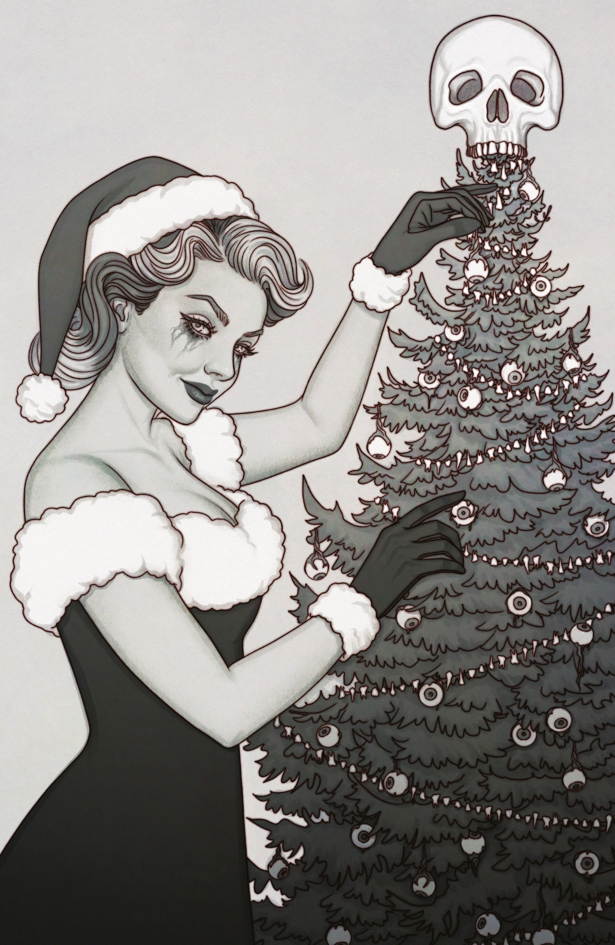 CHRISTMAS DARKNESS #1 C GLOW IN THE DARK VARIANT (FULL ART, GLOW IN THE DARK, FRISON)