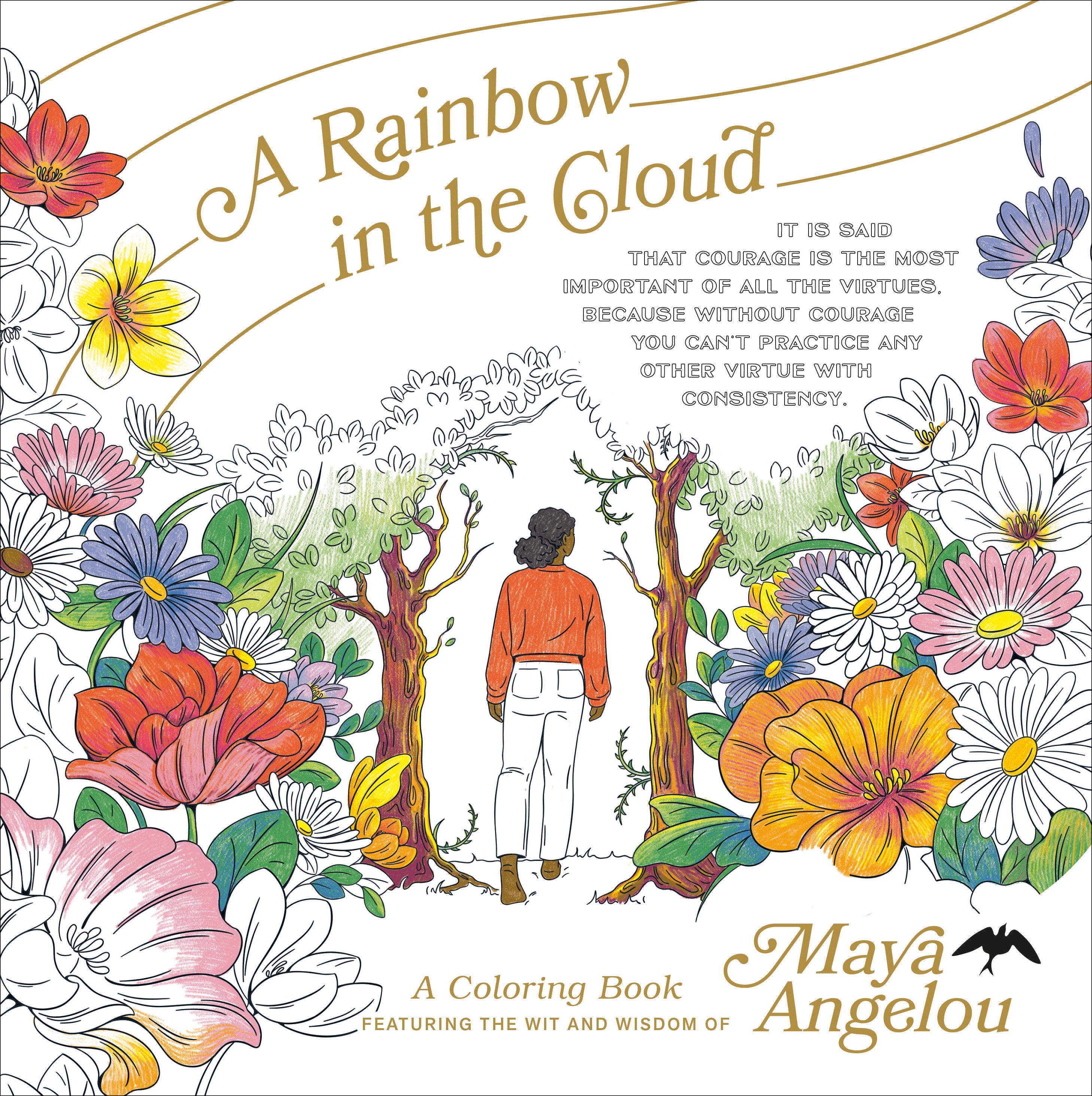A RAINBOW IN THE CLOUD COLORING BOOK
