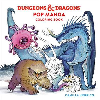 DUNGEONS & DRAGONS POP MANGA COLORING BOOK