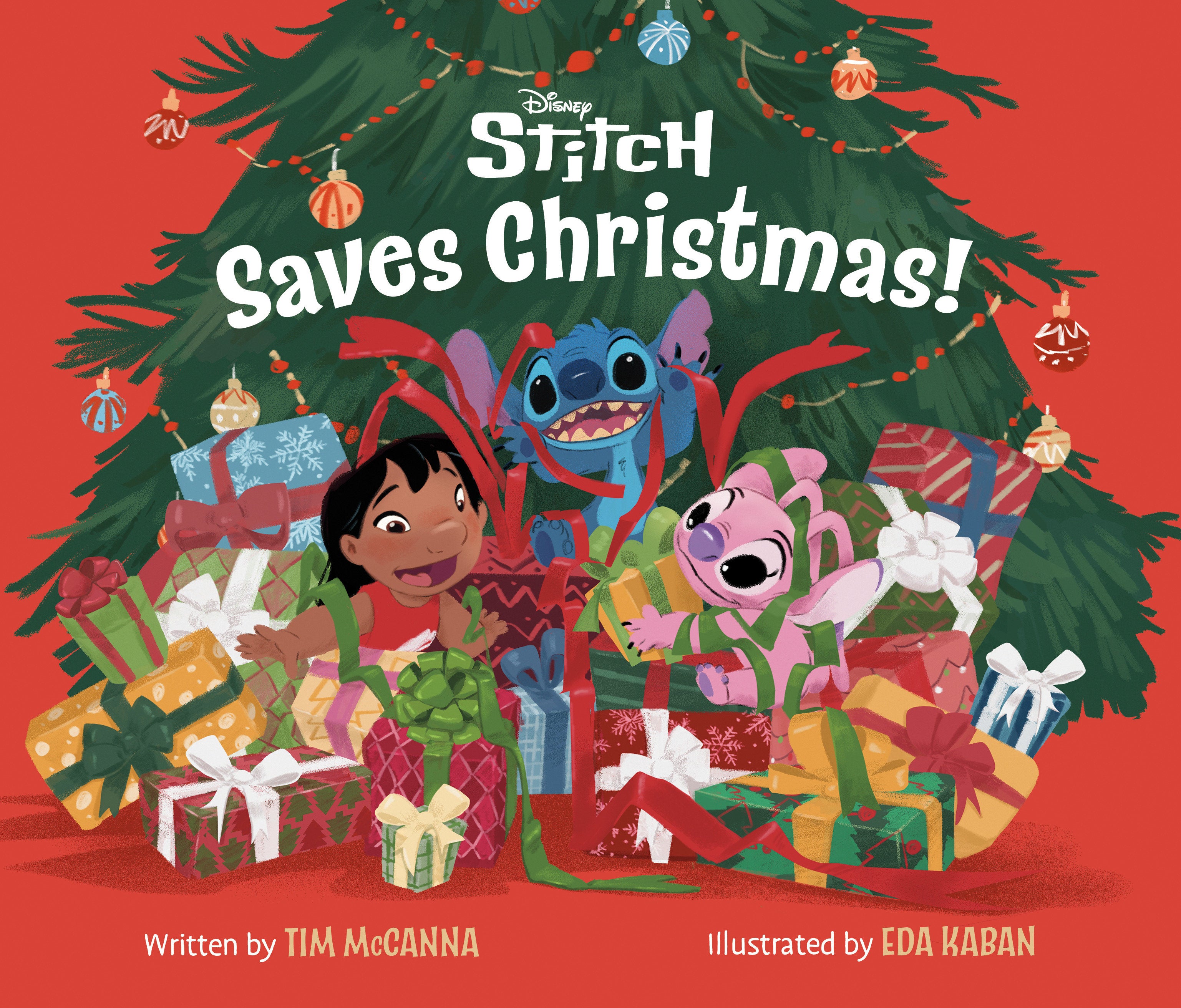 DISNEY STITCH SAVES CHRISTMAS! HARDCOVER