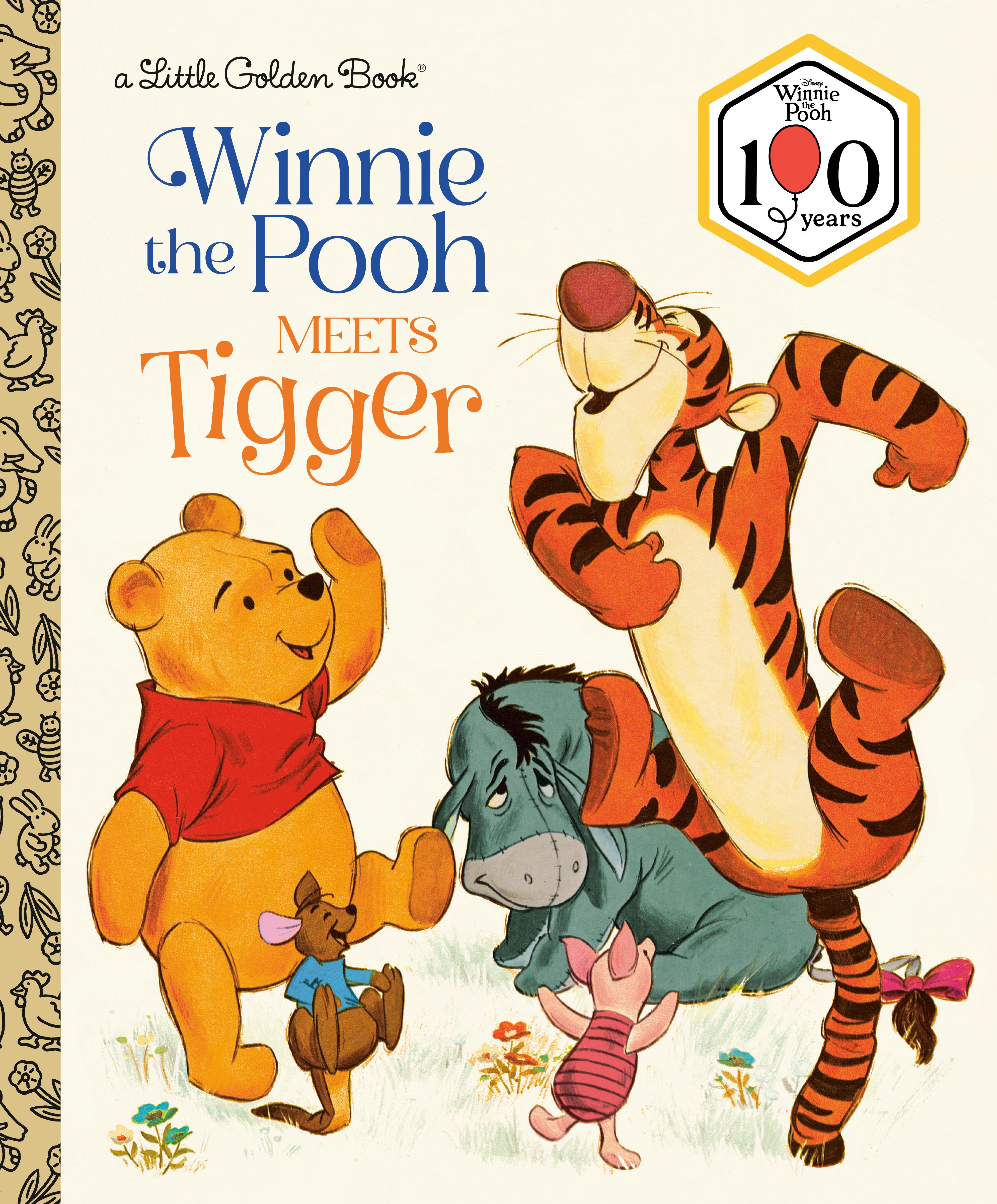 WINNIE THE POOH MEETS TIGGER LITTLE GOLDEN BOOK