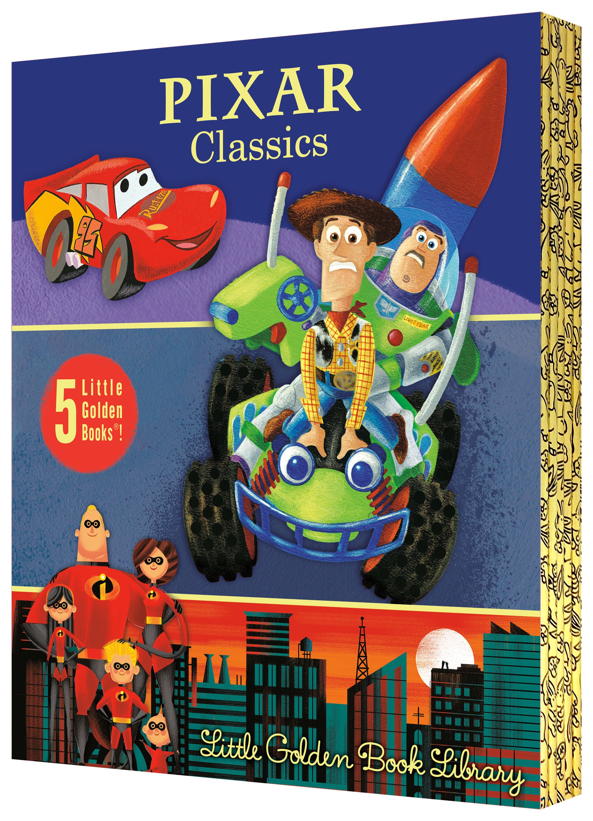 PIXAR CLASSICS LITTLE GOLDEN BOOK LIBRARY BOX SET