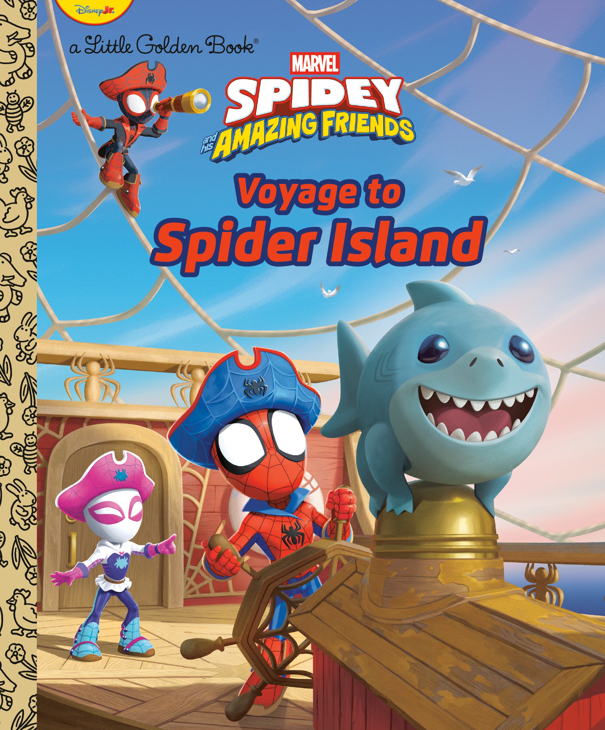 SPIDEY AND HIS AMAZING FRIENDS: VOYAGE TO SPIDER ISLAND (MARVEL) LITTLE GOLDEN BOOK