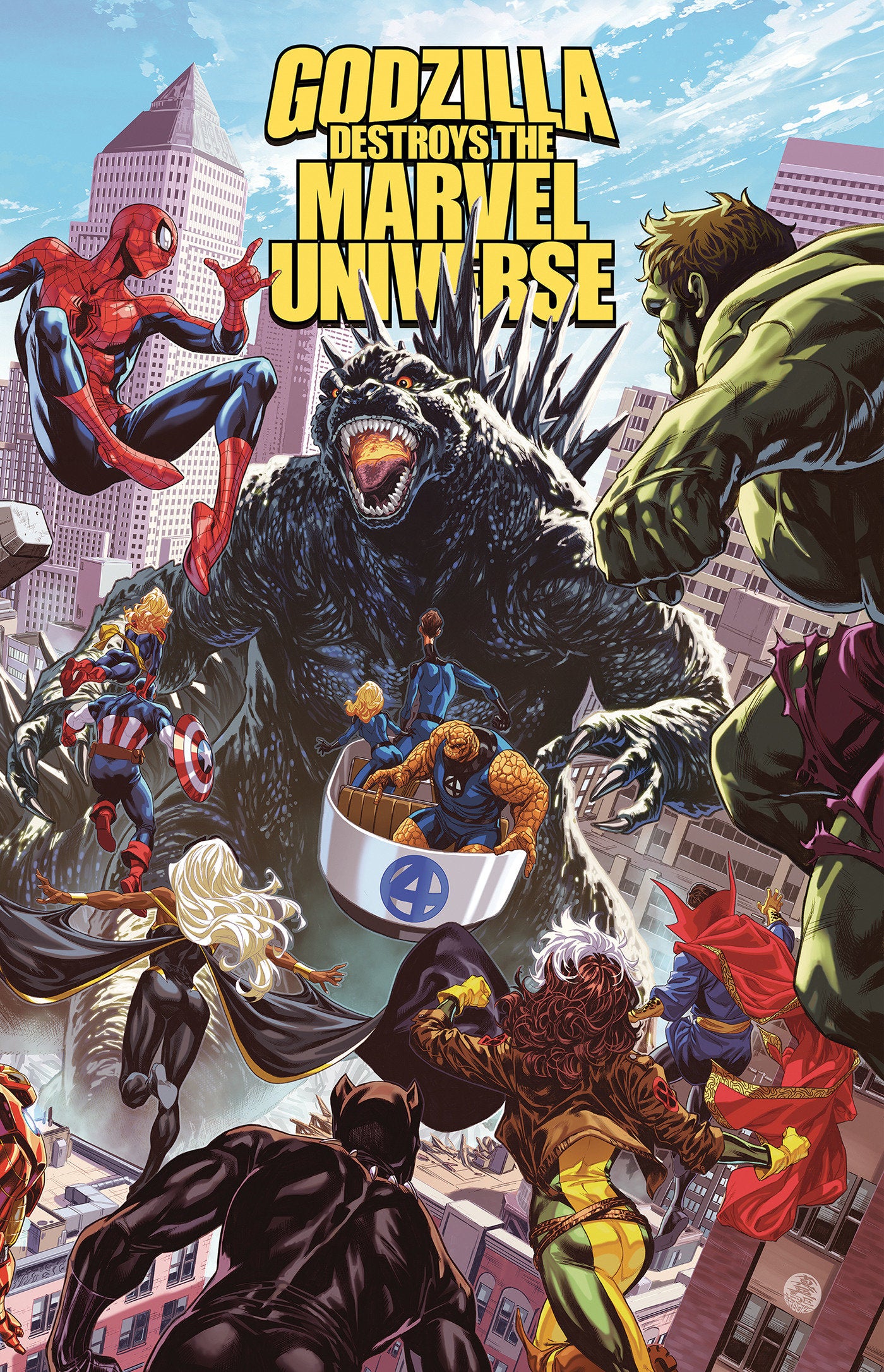 GODZILLA DESTROYS THE MARVEL UNIVERSE TRADE PAPERBACK