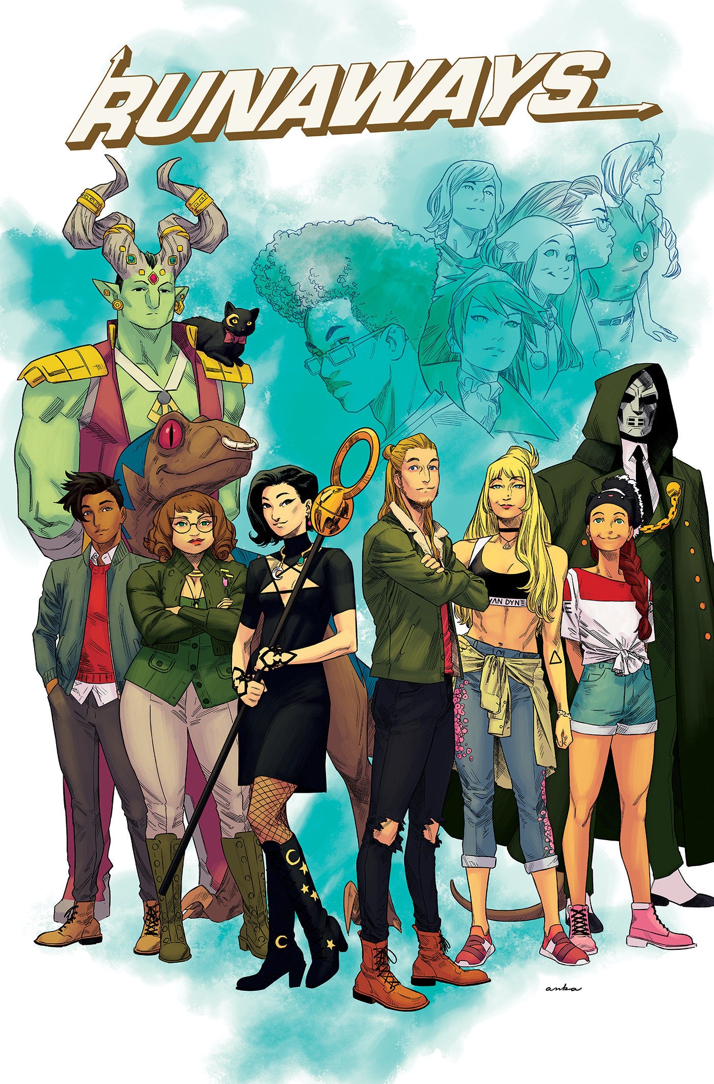 RUNAWAYS BY RAINBOW ROWELL OMNIBUS KRIS ANKA COVER HARDCOVER