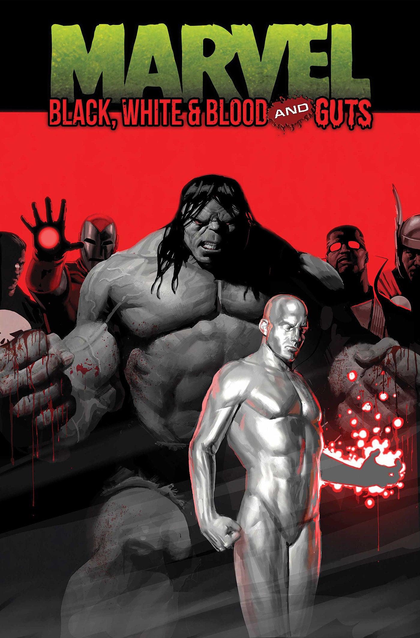 MARVEL: BLACK, WHITE & BLOOD AND GUTS TRADE PAPERBACK