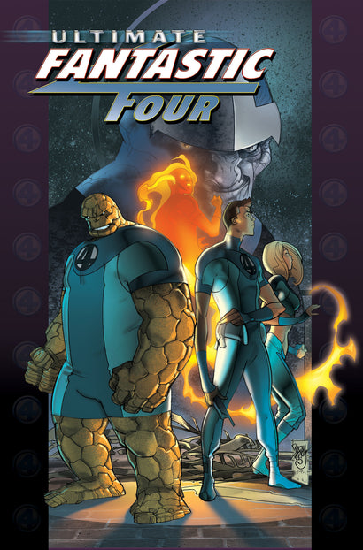 ULTIMATE FANTASTIC FOUR OMNIBUS VOL. 2 PASUAL FERRY THANOS COVER [DM ONLY] HARDCOVER