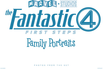 MARVEL STUDIOS' THE FANTASTIC FOUR: FIRST STEPS -  FAMILY PORTRAITS: PHOTOS FROM THE SET HARDCOVER