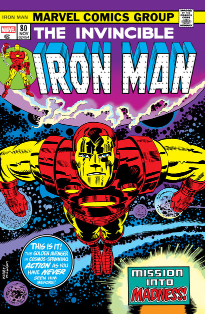 THE INVINCIBLE IRON MAN OMNIBUS VOL. 4 JACK KIRBY COVER [DM ONLY] HARDCOVER